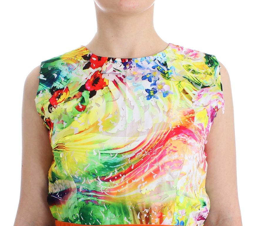 Lanre Da Silva Ajayi Multicolor Organza Sheath Dress