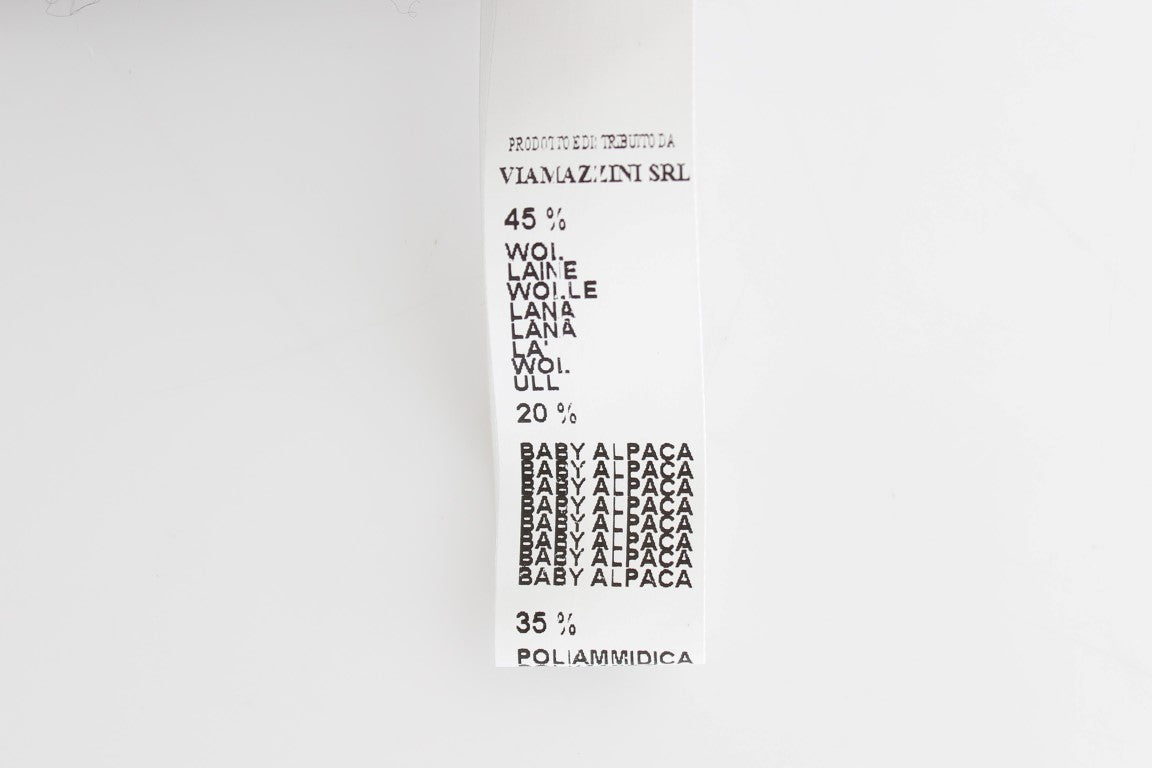 Ermanno Scervino Gray Knit Wool Cardigan Sweater | Regal Royce