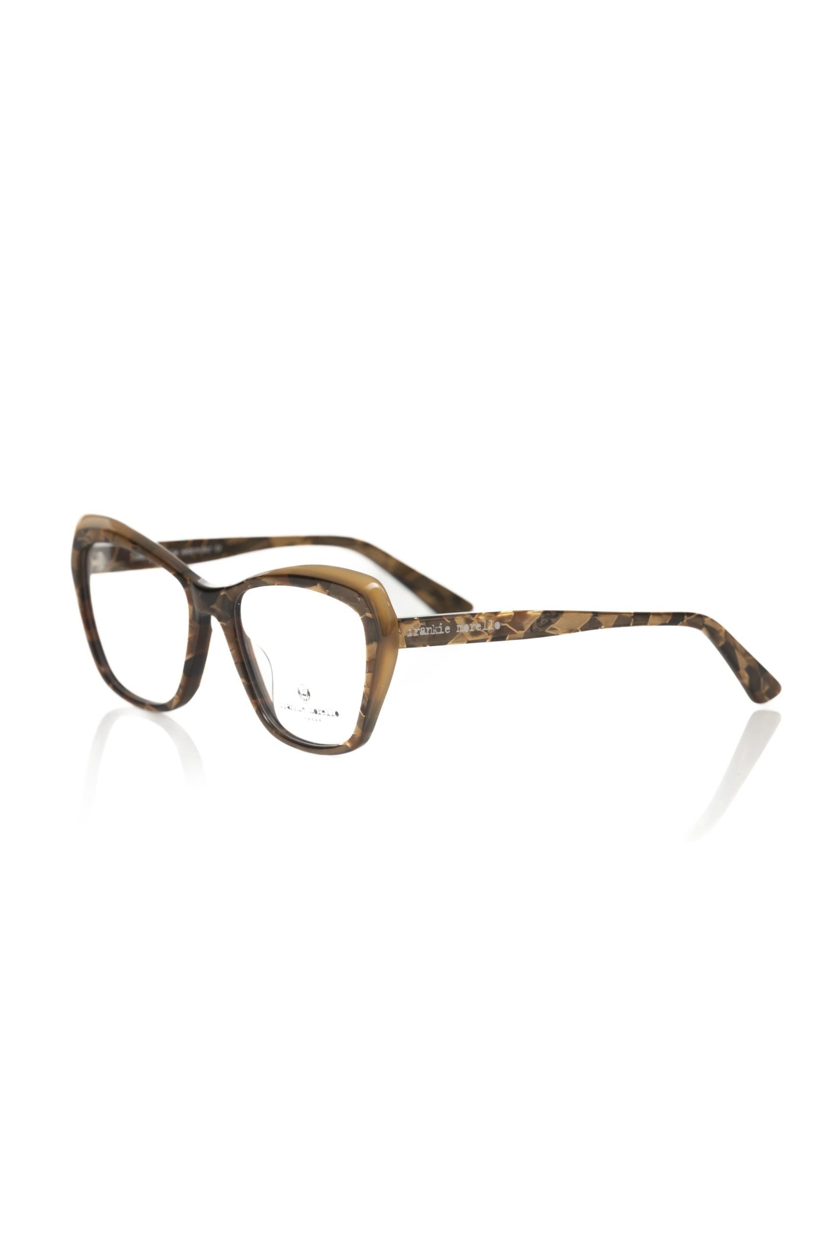 Frankie Morello Beige Acetate Women's Eyeglass Frame | Regal Royce