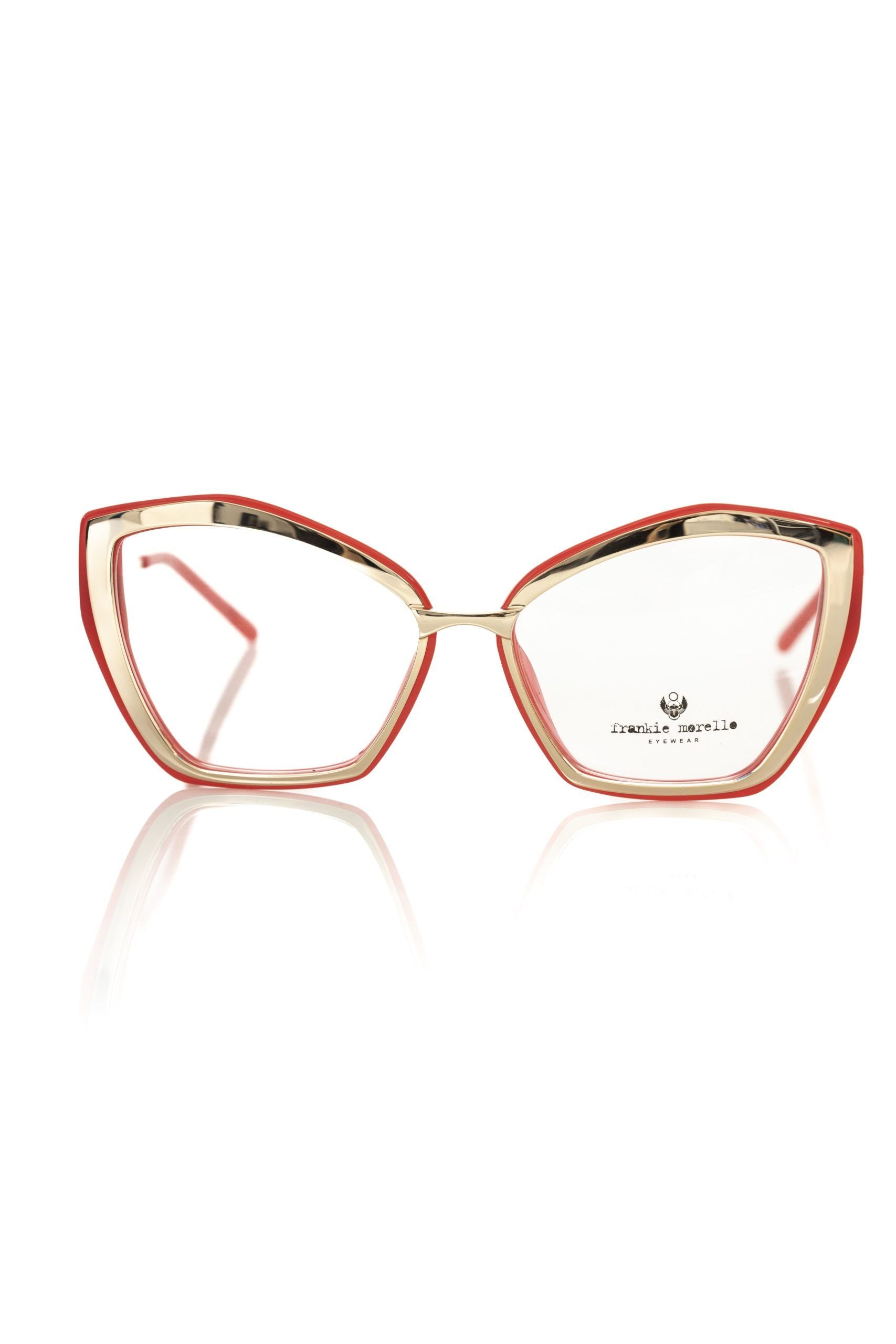 Frankie Morello Red Acetate Glasses Frame
