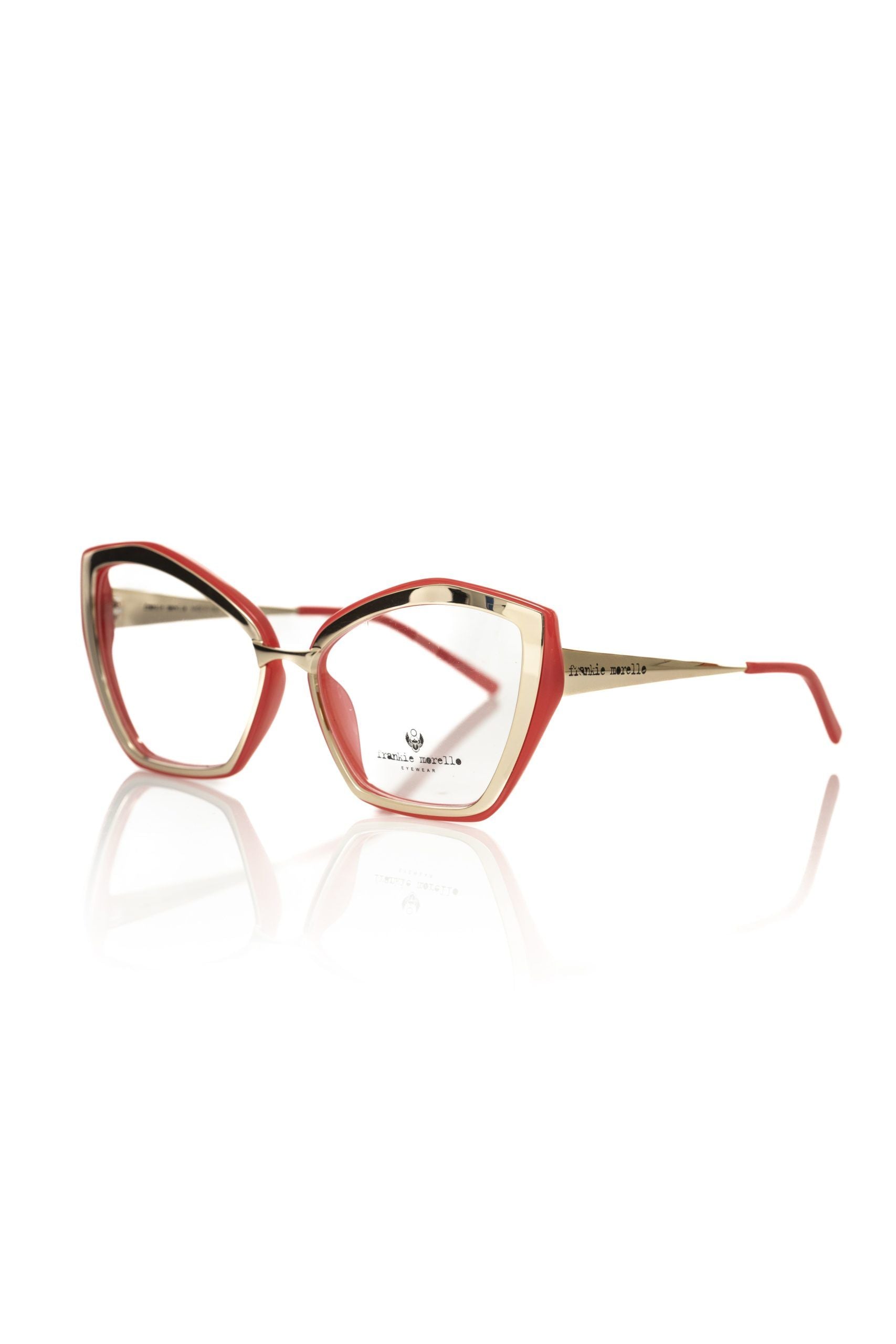 Frankie Morello Red Acetate Glasses Frame