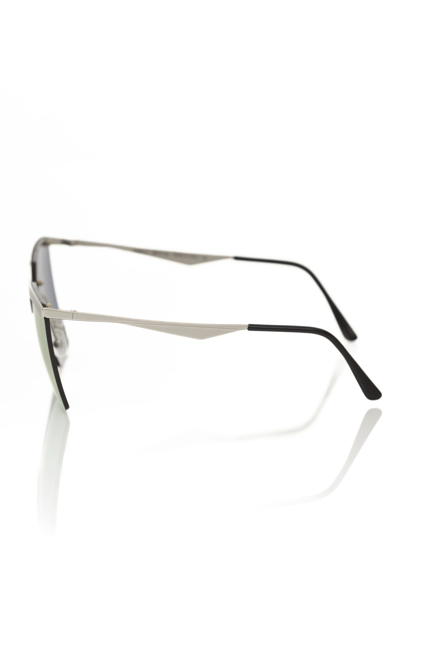 Frankie Morello Silver Metallic Fibre Sunglass