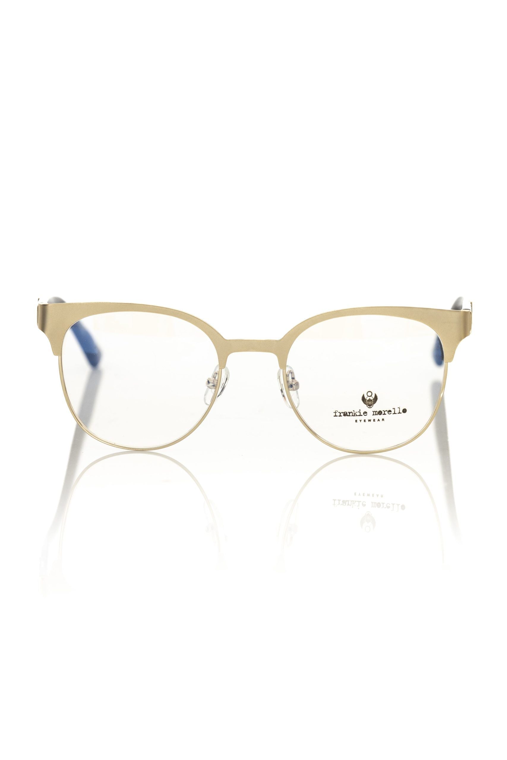 Frankie Morello Gold Metallic Women's Eyeglass Frame | Regal Royce
