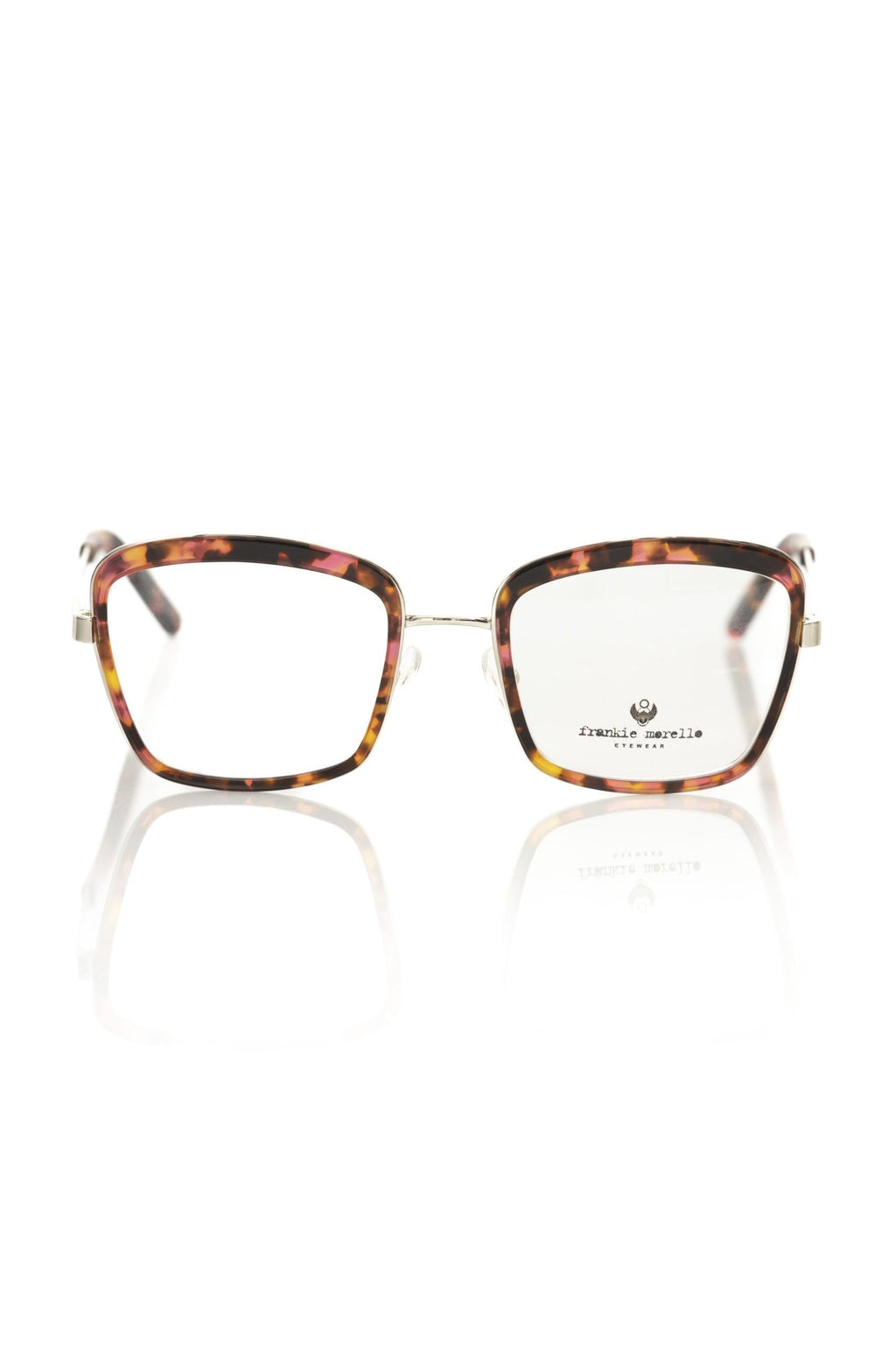 Frankie Morello Red Metallic Fibre Glasses Frame