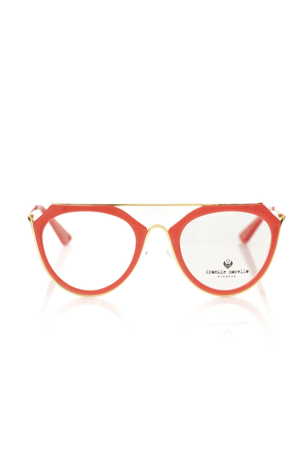 Frankie Morello Red Acetate Glasses Frame