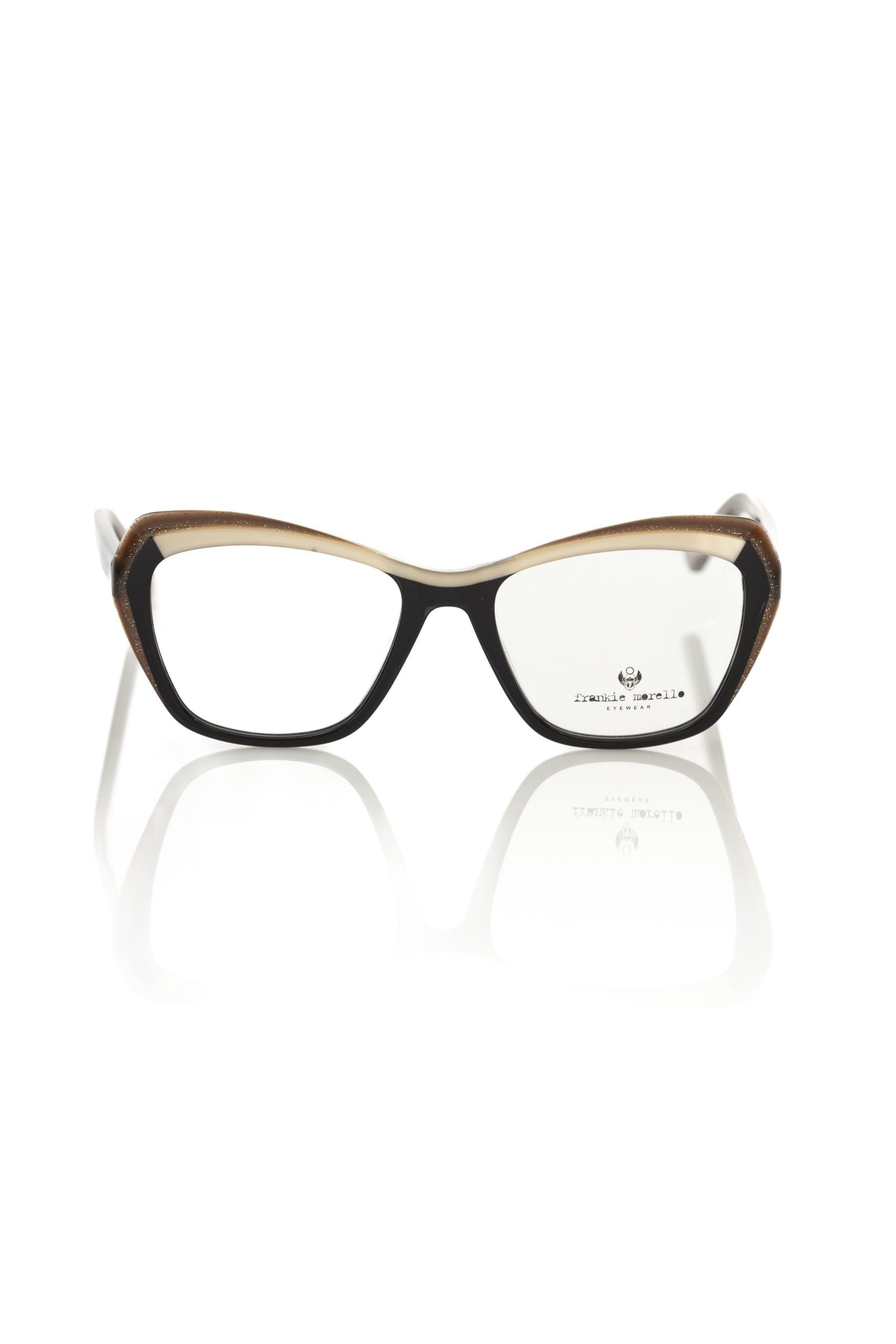 Frankie Morello Black Acetate Women's Eyeglass Frame | Regal Royce