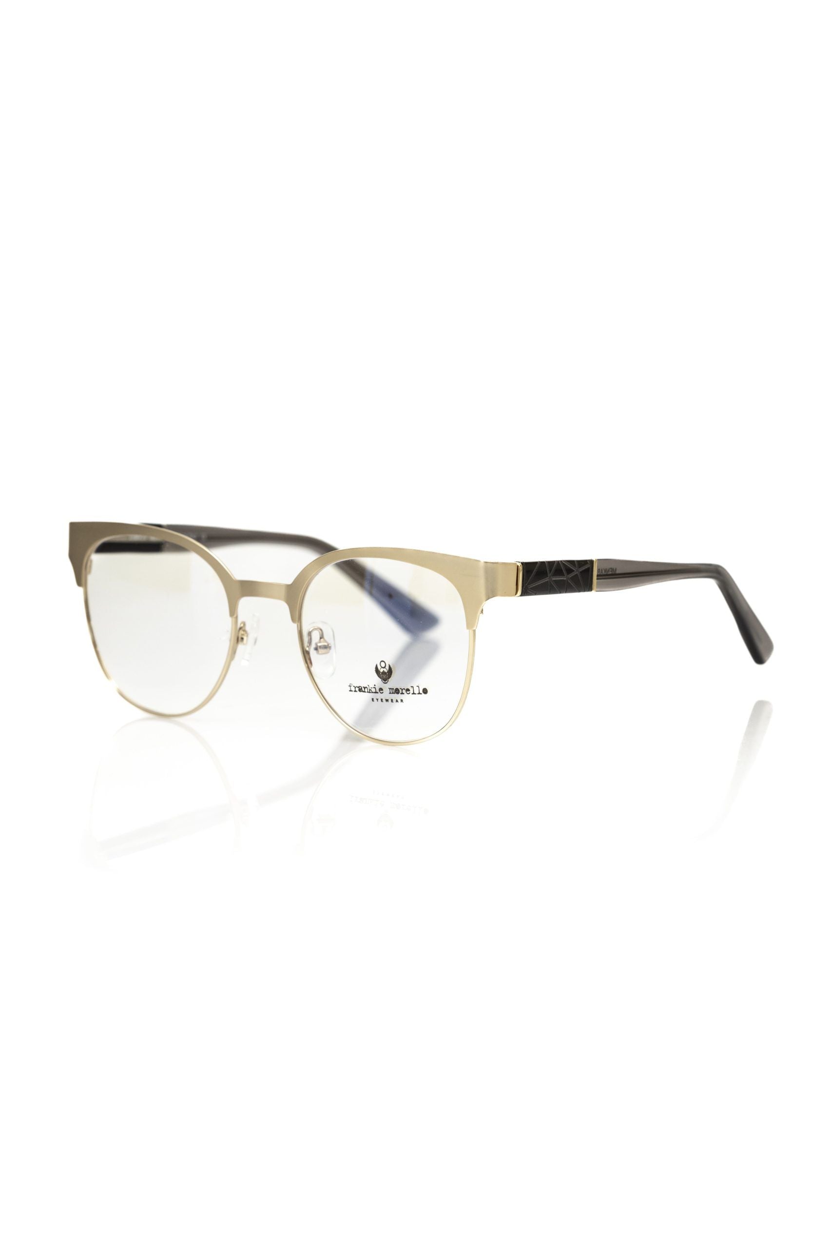 Frankie Morello Gold Metallic Women's Eyeglass Frame | Regal Royce