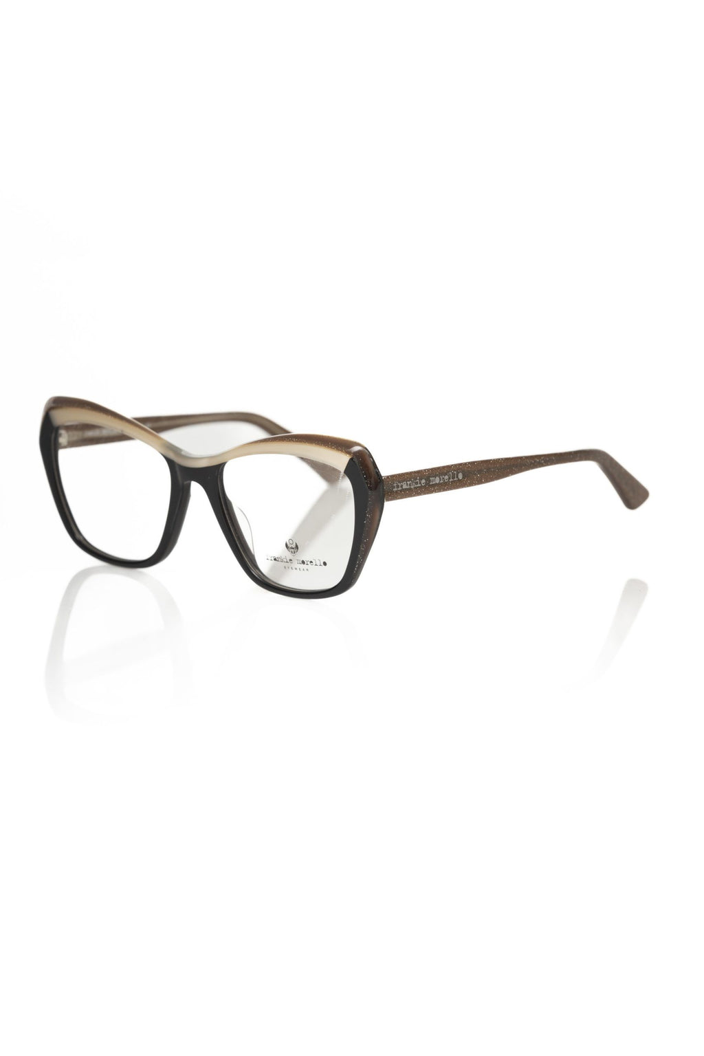 Frankie Morello Black Acetate Glasses Frame