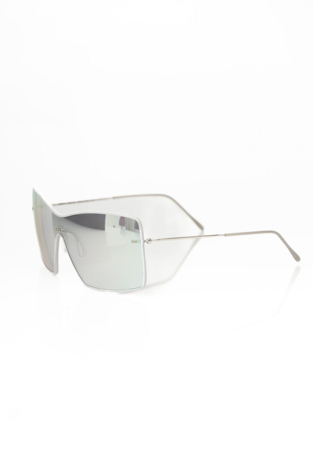 Frankie Morello Silver Metallic Fibre Sunglass
