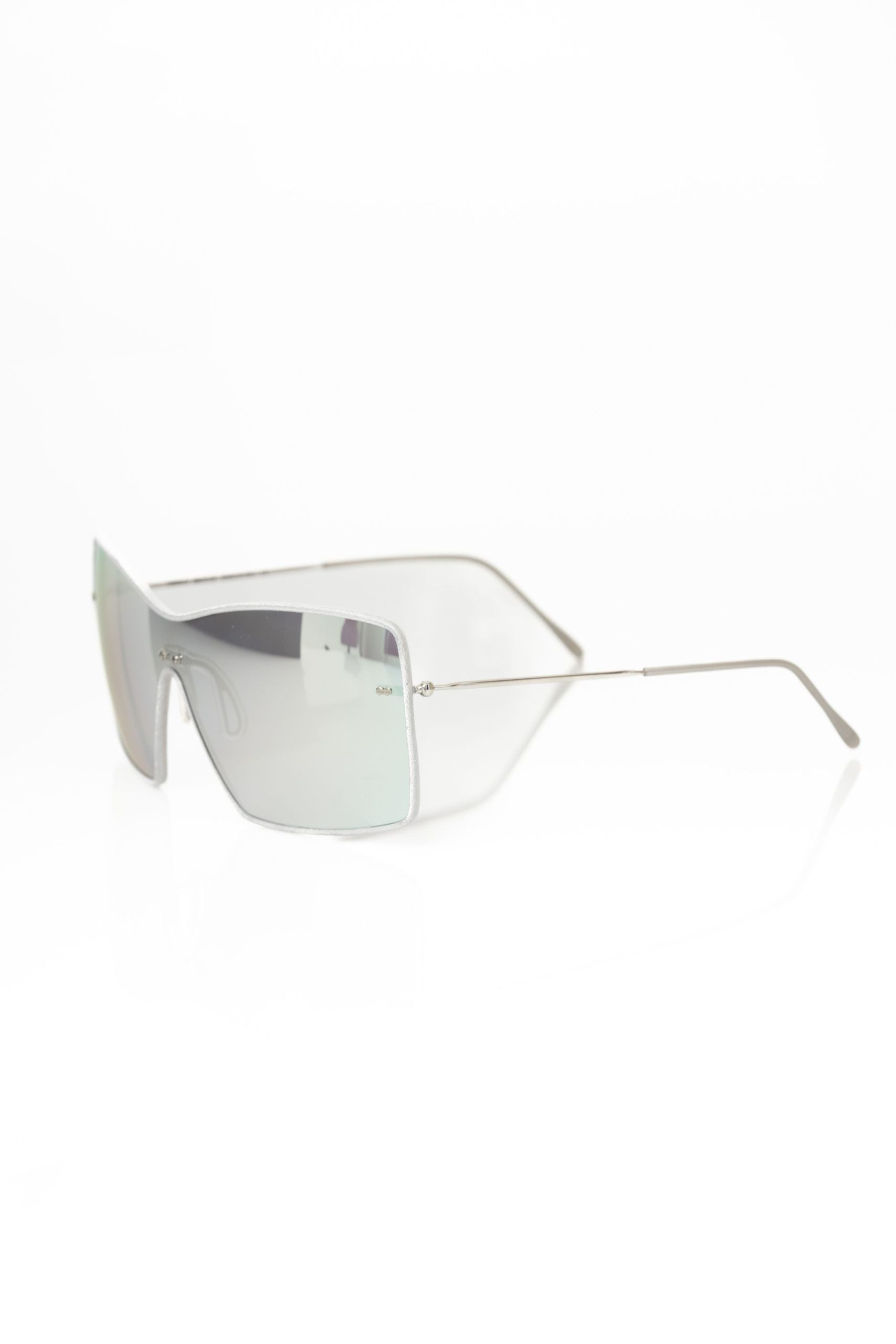 Frankie Morello Silver Metallic Fibre Sunglass