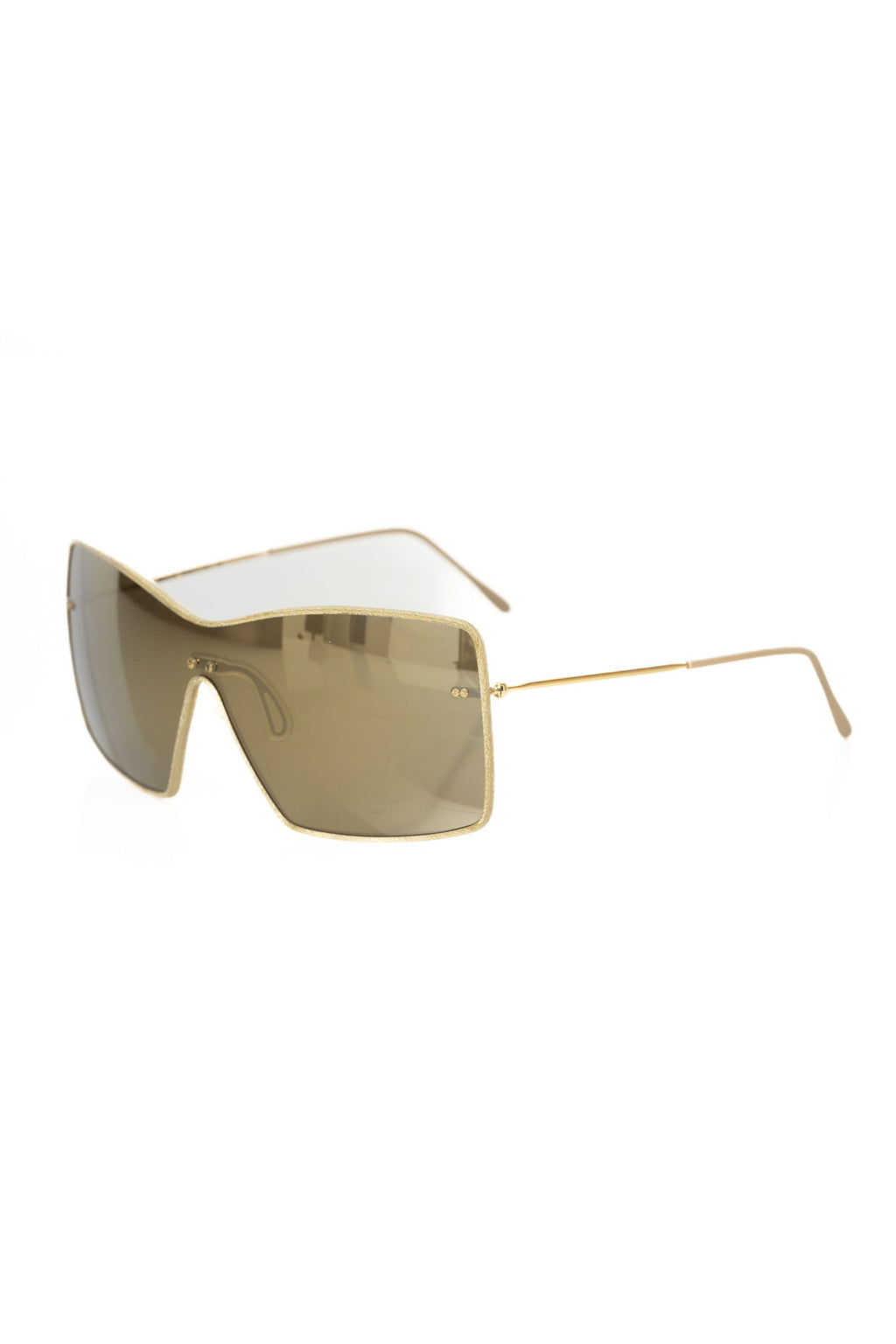 Frankie Morello Gold Metallic Fibre Sunglass