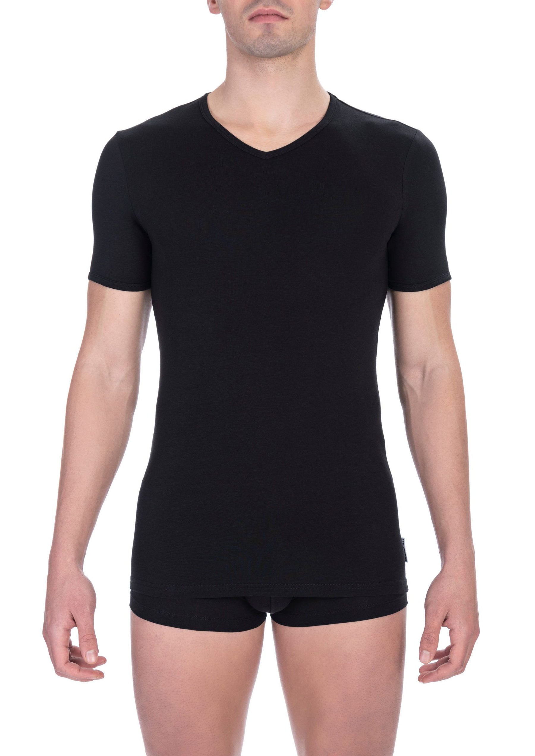 Bikkembergs Black Cotton Men T-Shirt | Regal Royce