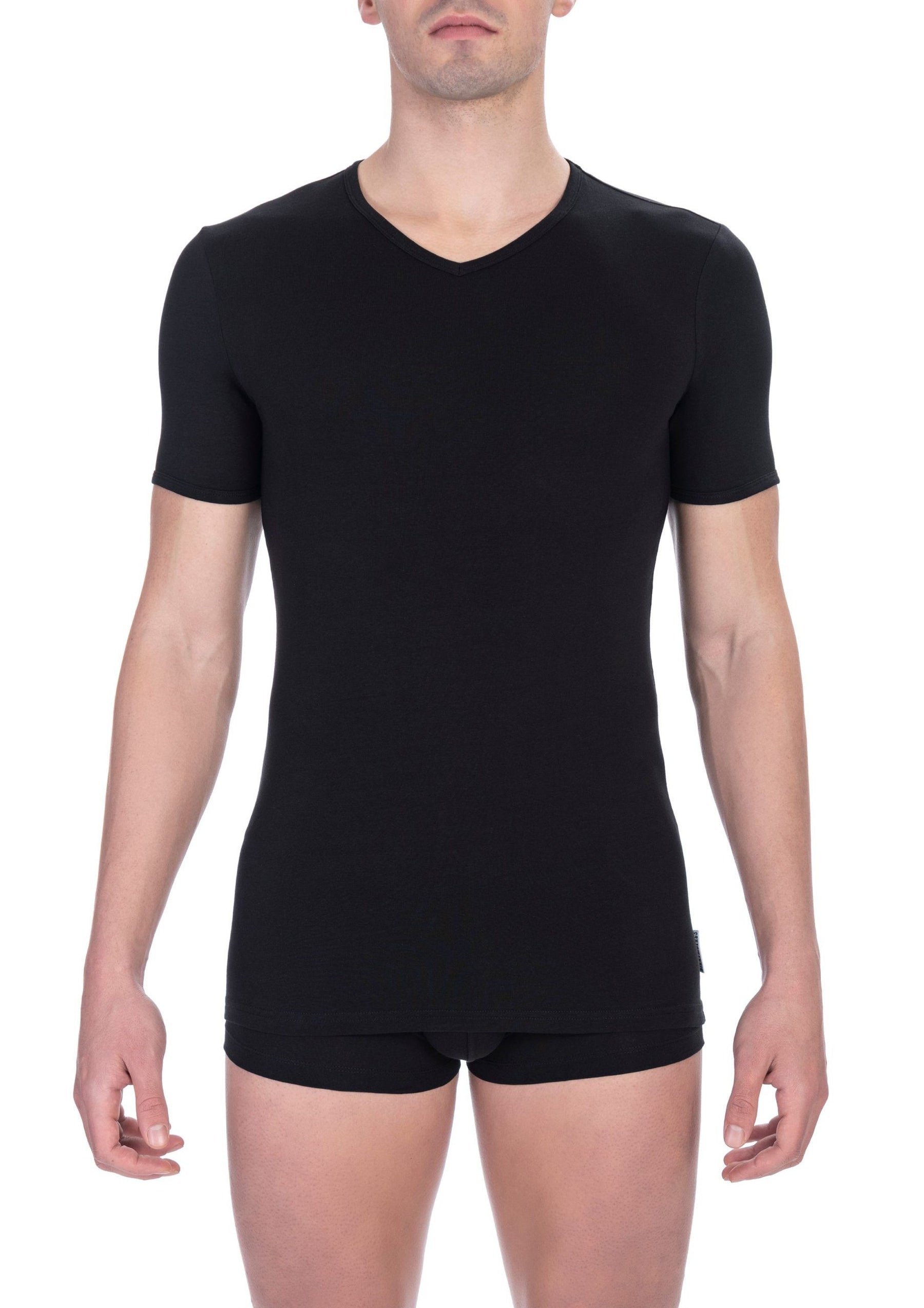 Bikkembergs Black Cotton Men T-Shirt | Regal Royce