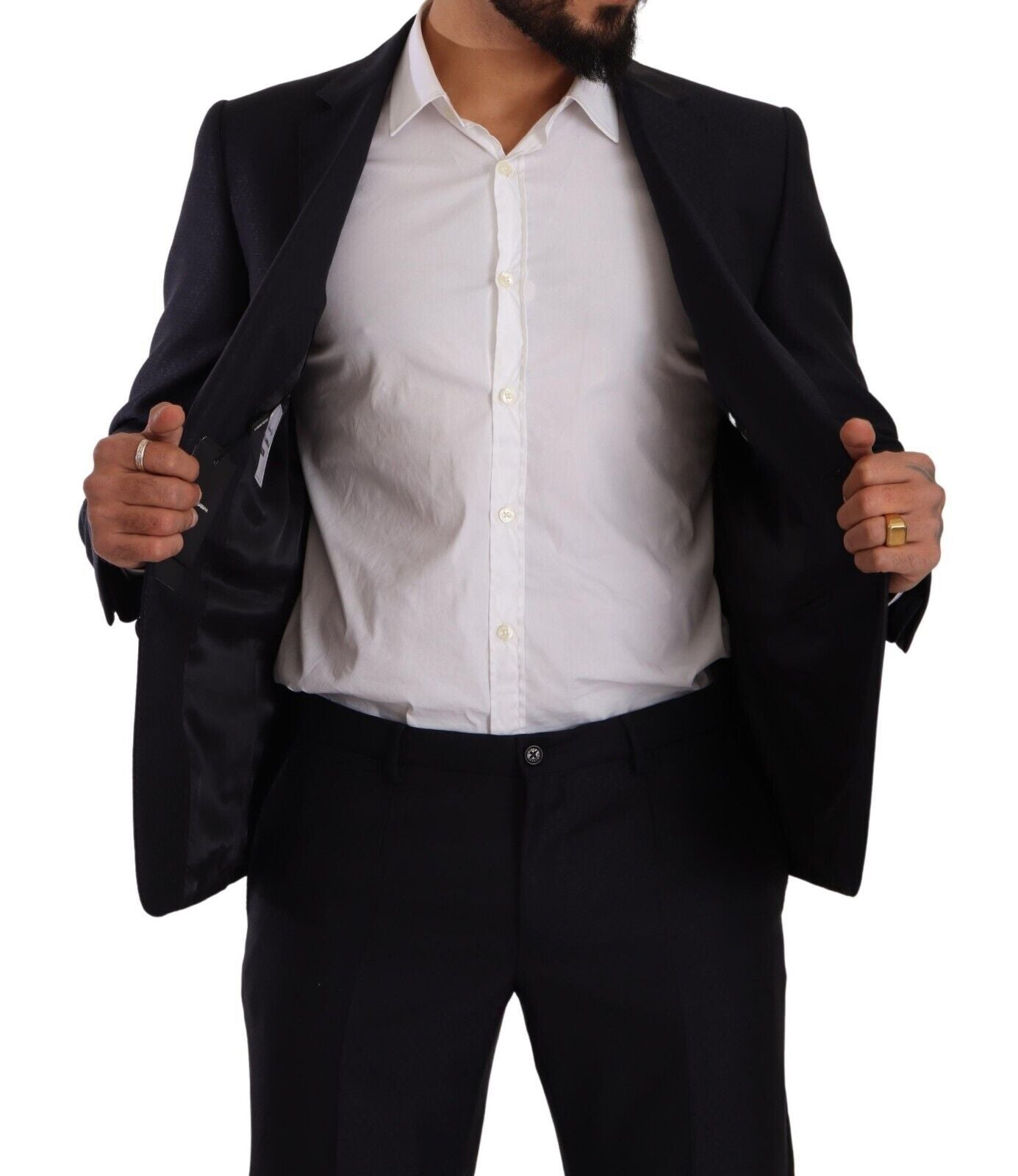 Dolce & Gabbana Blue MARTINI Slim fit 2 Piece Coat Suit | Regal Royce