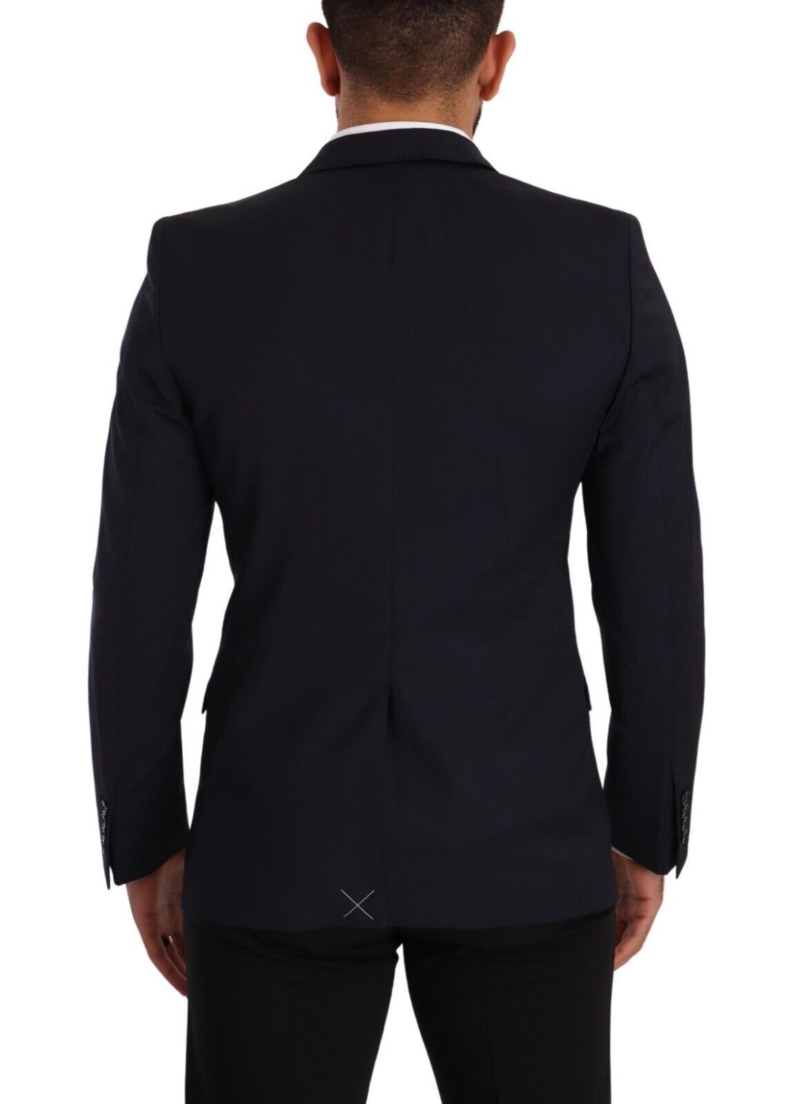 Dolce & Gabbana Dark Blue Single Breasted Coat MARTINI Blazer | Regal Royce
