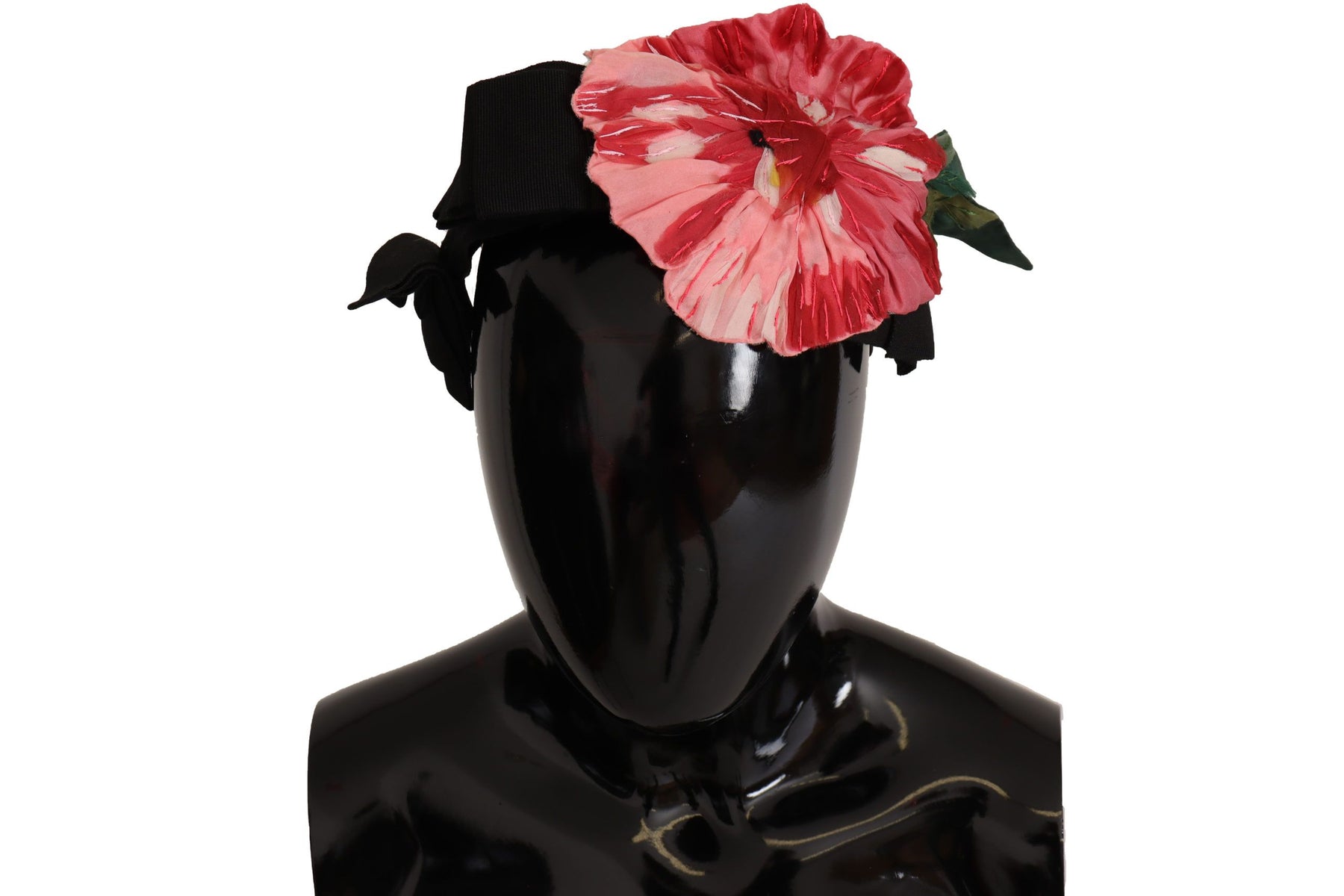 Dolce & Gabbana Black Silk White Hair Parrucchiera Diadem Headband | Regal Royce