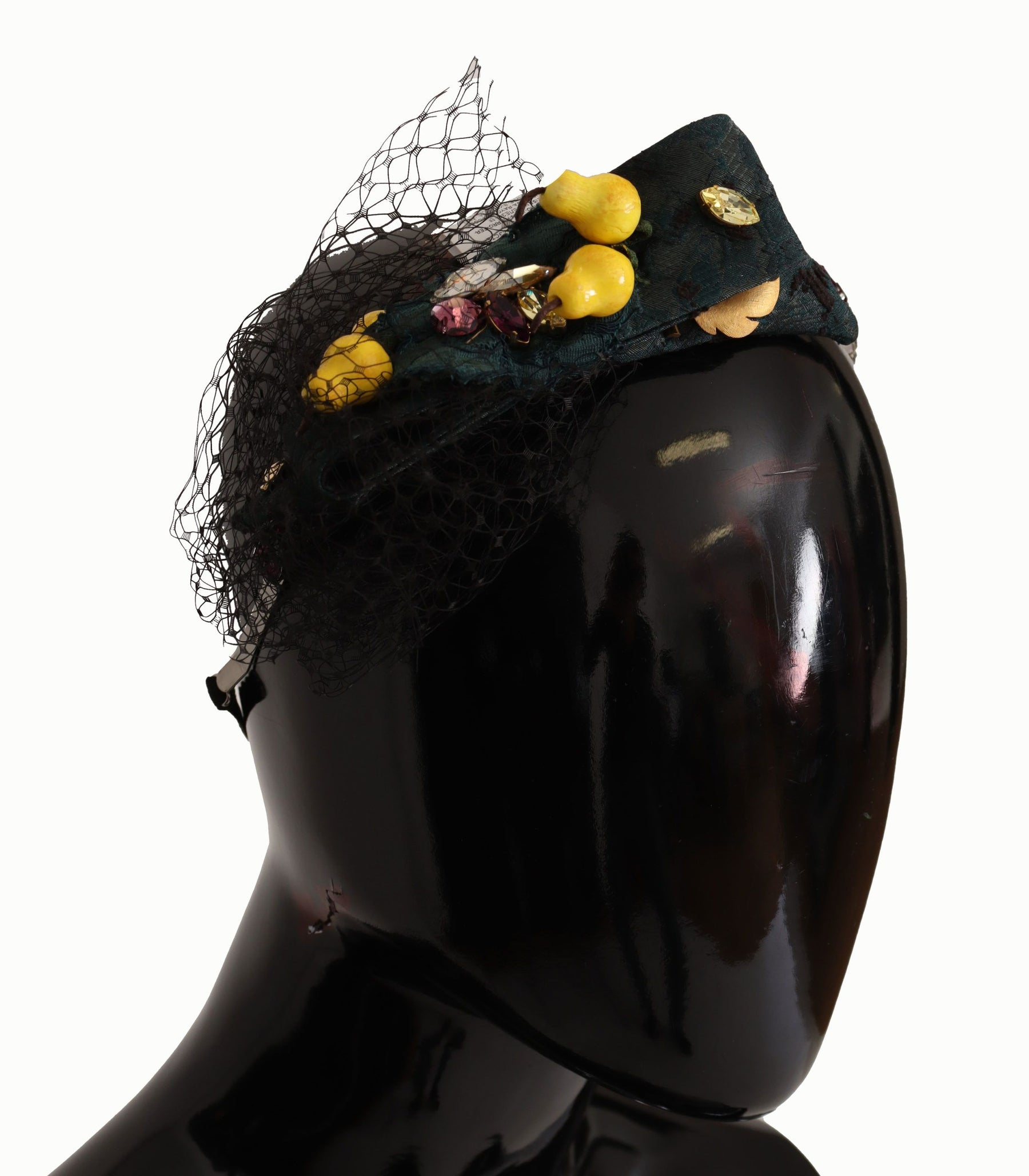 Dolce & Gabbana Purple Crystal Diadem Headband Lemons Sicily Tiara | Regal Royce