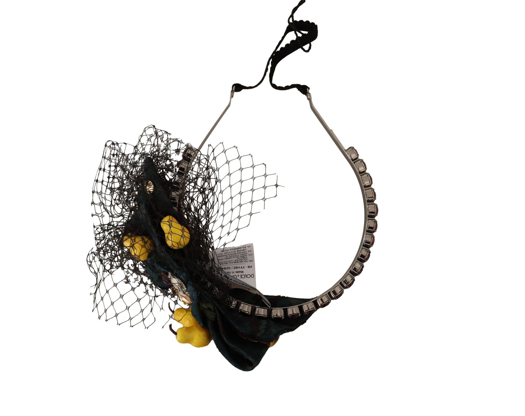 Dolce & Gabbana Purple Crystal Diadem Headband Lemons Sicily Tiara | Regal Royce