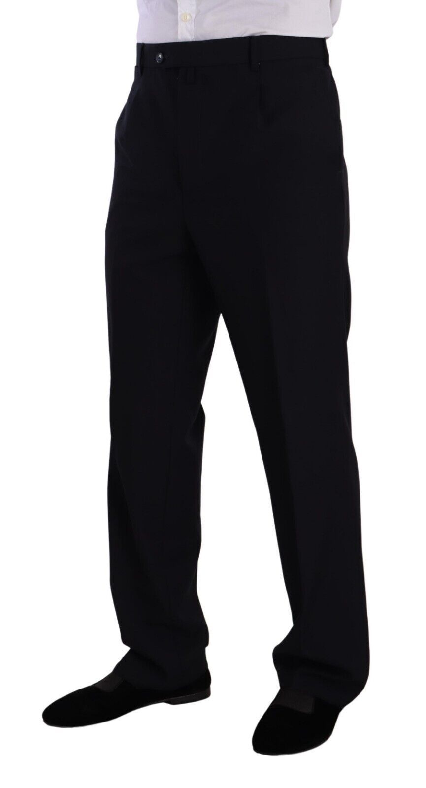 Domenico Tagliente Blue Polyester Single Breasted Formal Suit | Regal Royce