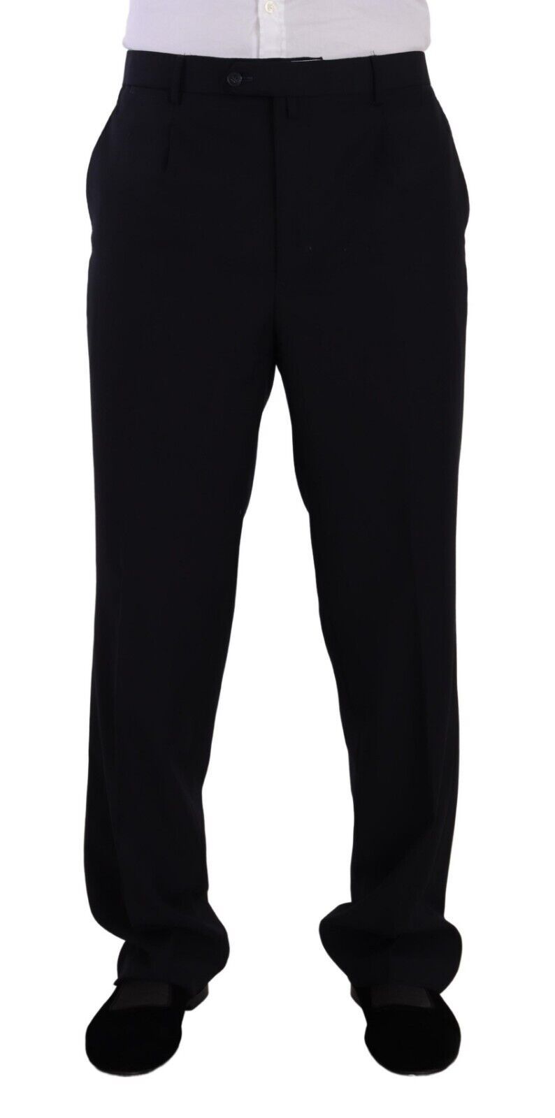 Domenico Tagliente Blue Polyester Single Breasted Formal Suit | Regal Royce