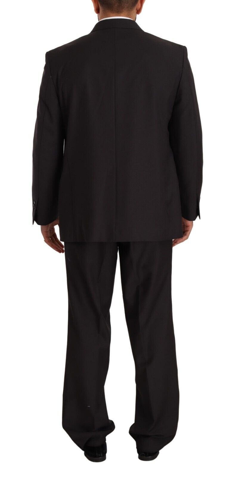 Domenico Tagliente Gray Polyester Single Breasted Formal Suit | Regal Royce