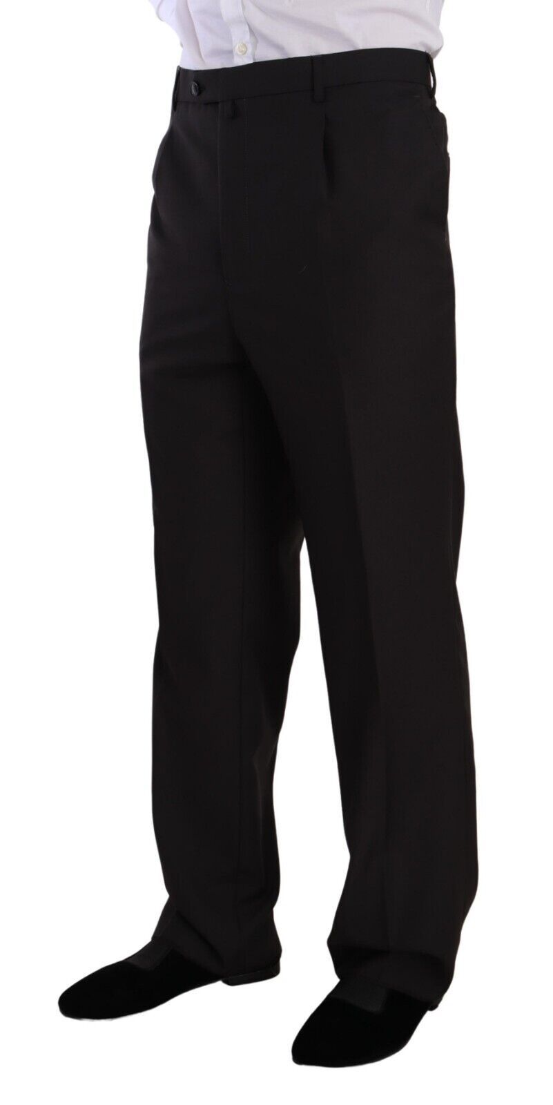 Domenico Tagliente Gray Polyester Single Breasted Formal Suit | Regal Royce