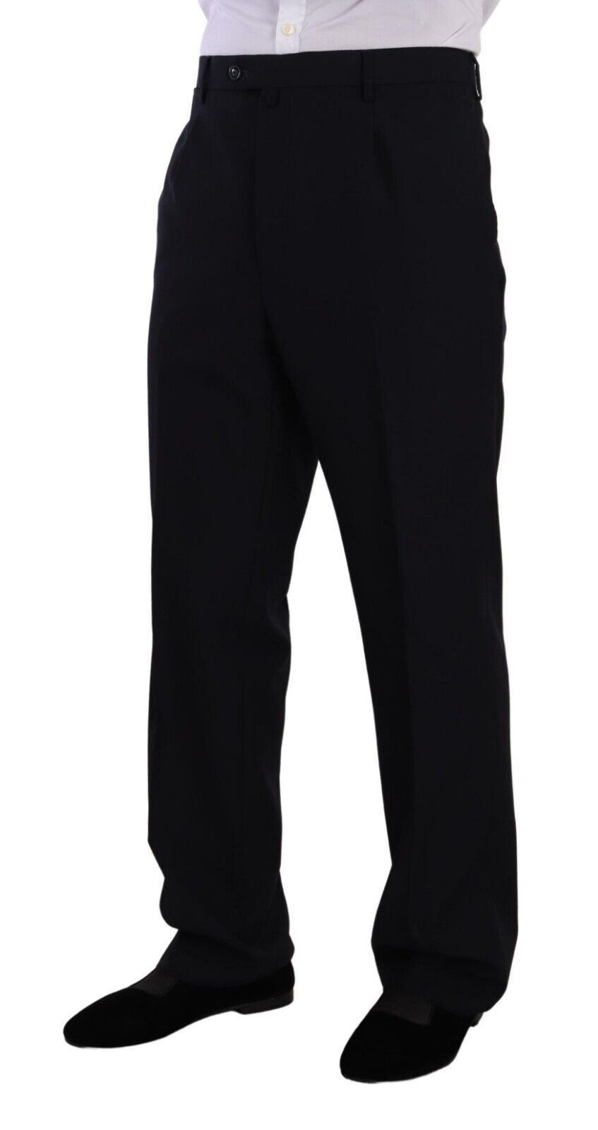 Domenico Tagliente Blue Polyester Single Breasted Formal Suit | Regal Royce