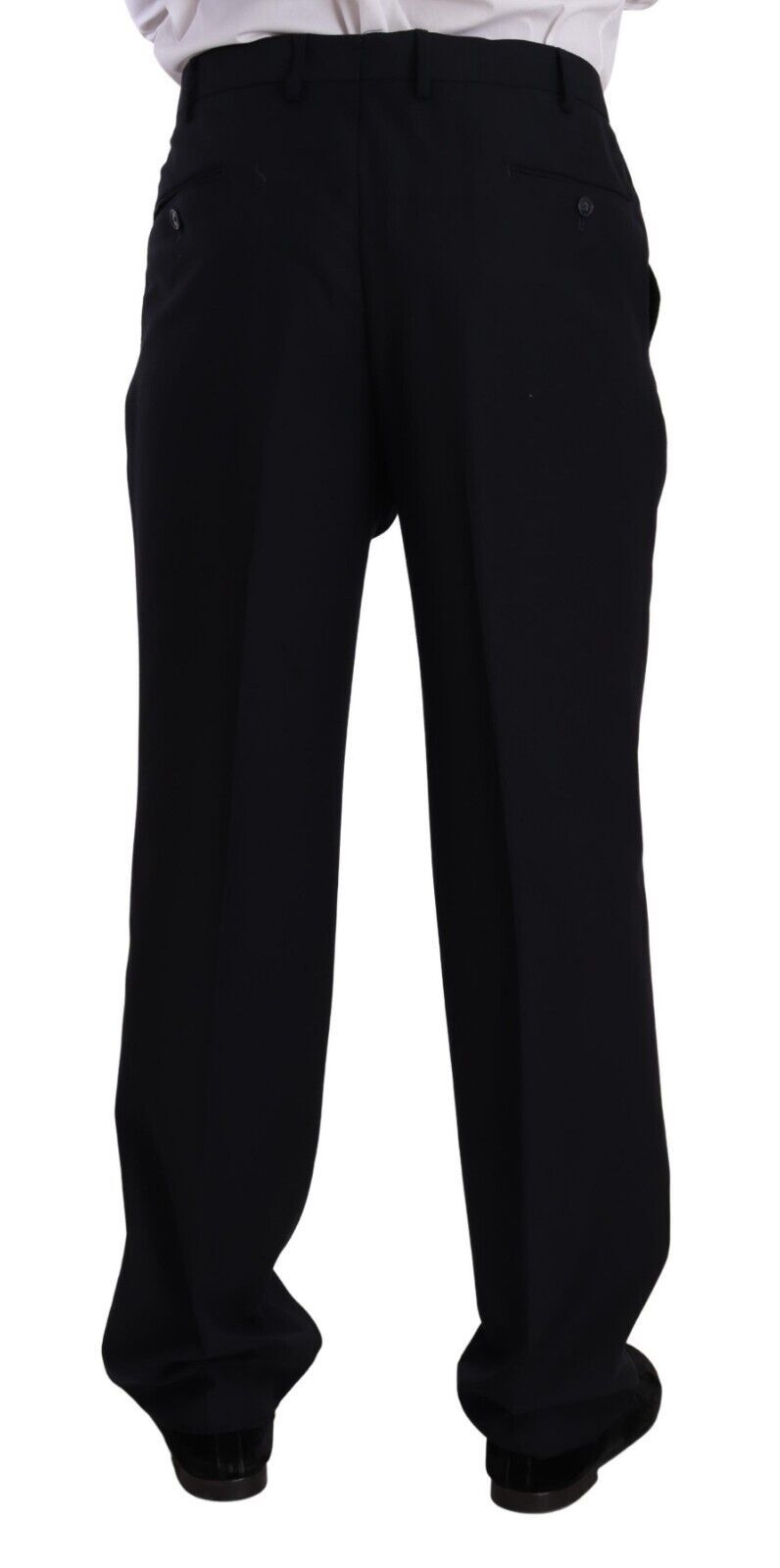 Domenico Tagliente Blue Polyester Single Breasted Formal Suit | Regal Royce