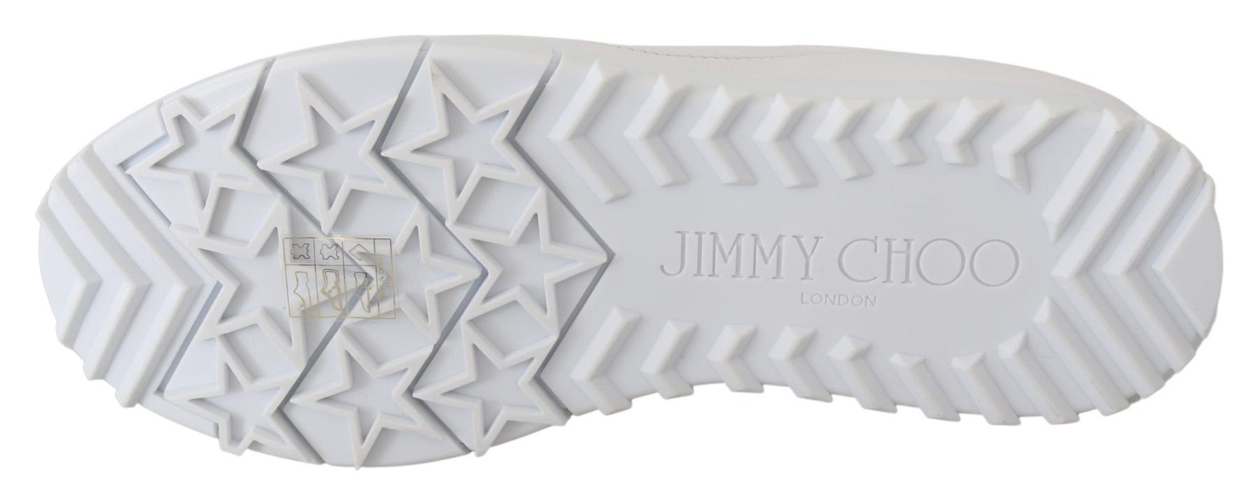 Jimmy Choo White Leather Monza Sneakers | Regal Royce