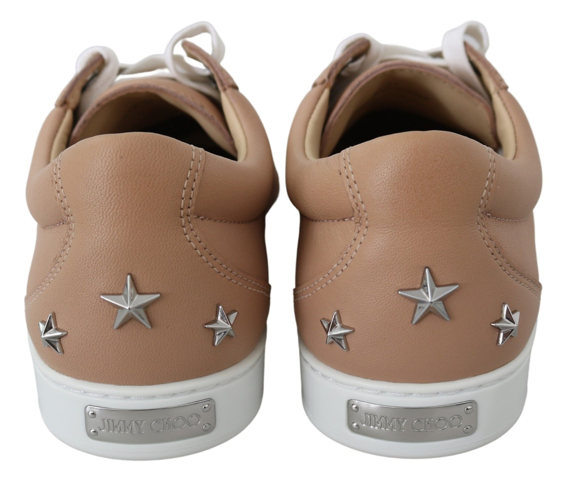 Jimmy Choo Powder Pink Leather Cash Sneakers | Regal Royce