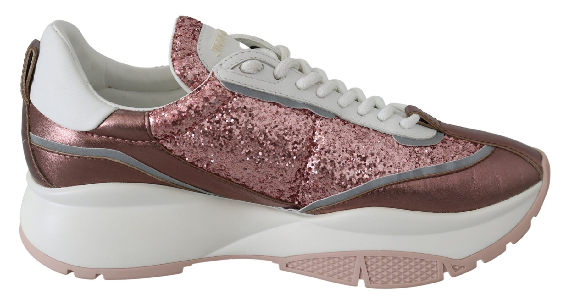 Jimmy Choo Pink Candyfloss Leather Raine Sneakers | Regal Royce