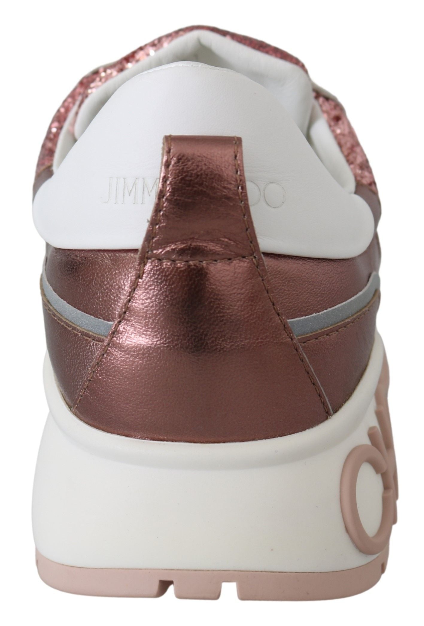 Jimmy Choo Pink Candyfloss Leather Raine Sneakers | Regal Royce