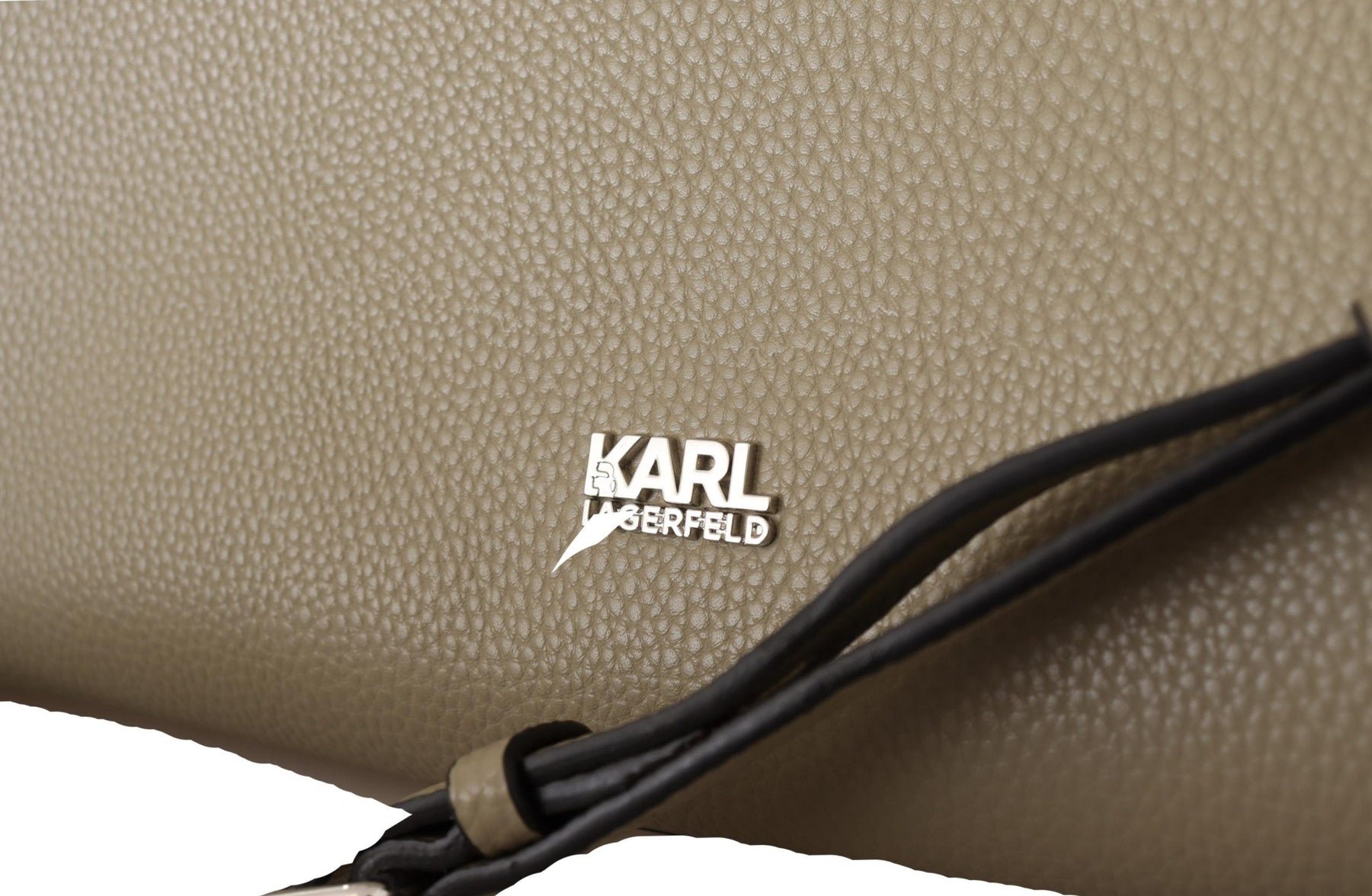 Karl Lagerfeld Sage Green Leather Tote Bag | Regal Royce