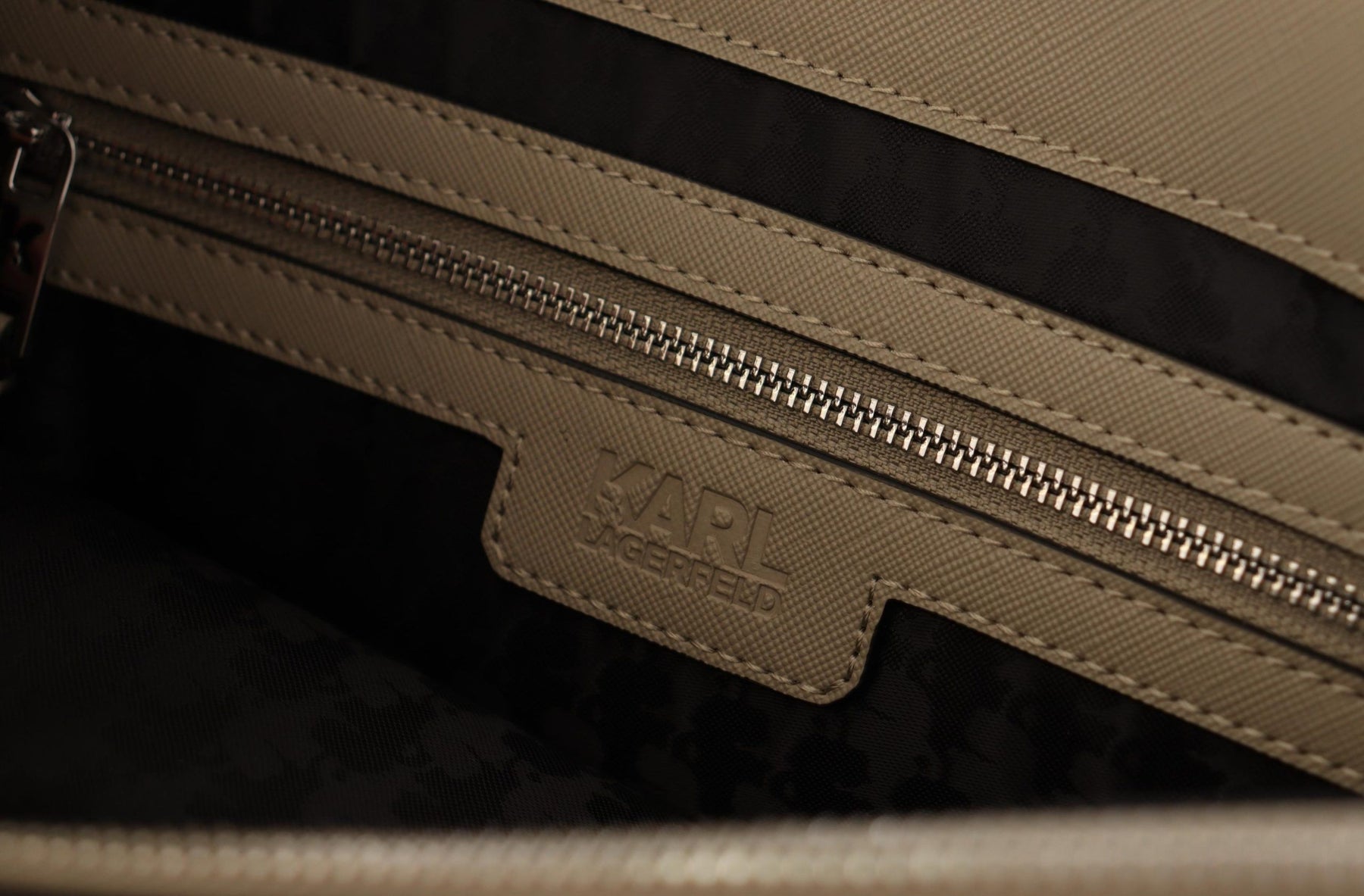 Karl Lagerfeld Sage Green Polyurethane Tote Shoulder Bag | Regal Royce