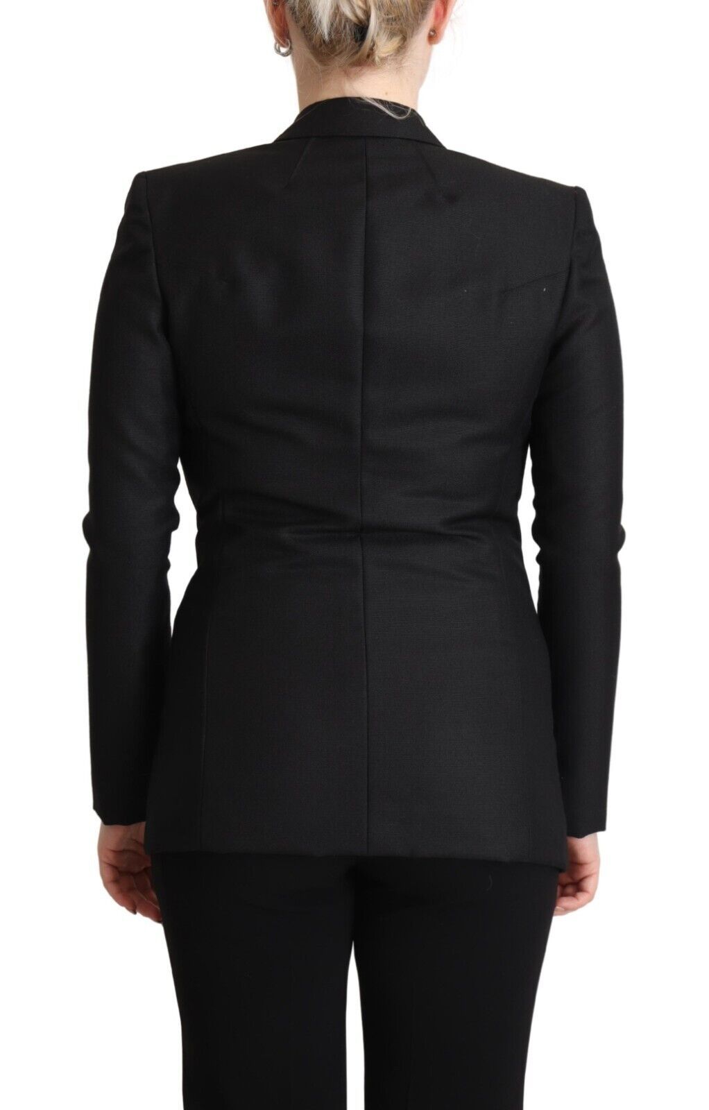 Costume National Black Long Sleeves Double Breasted Jacket | Regal Royce