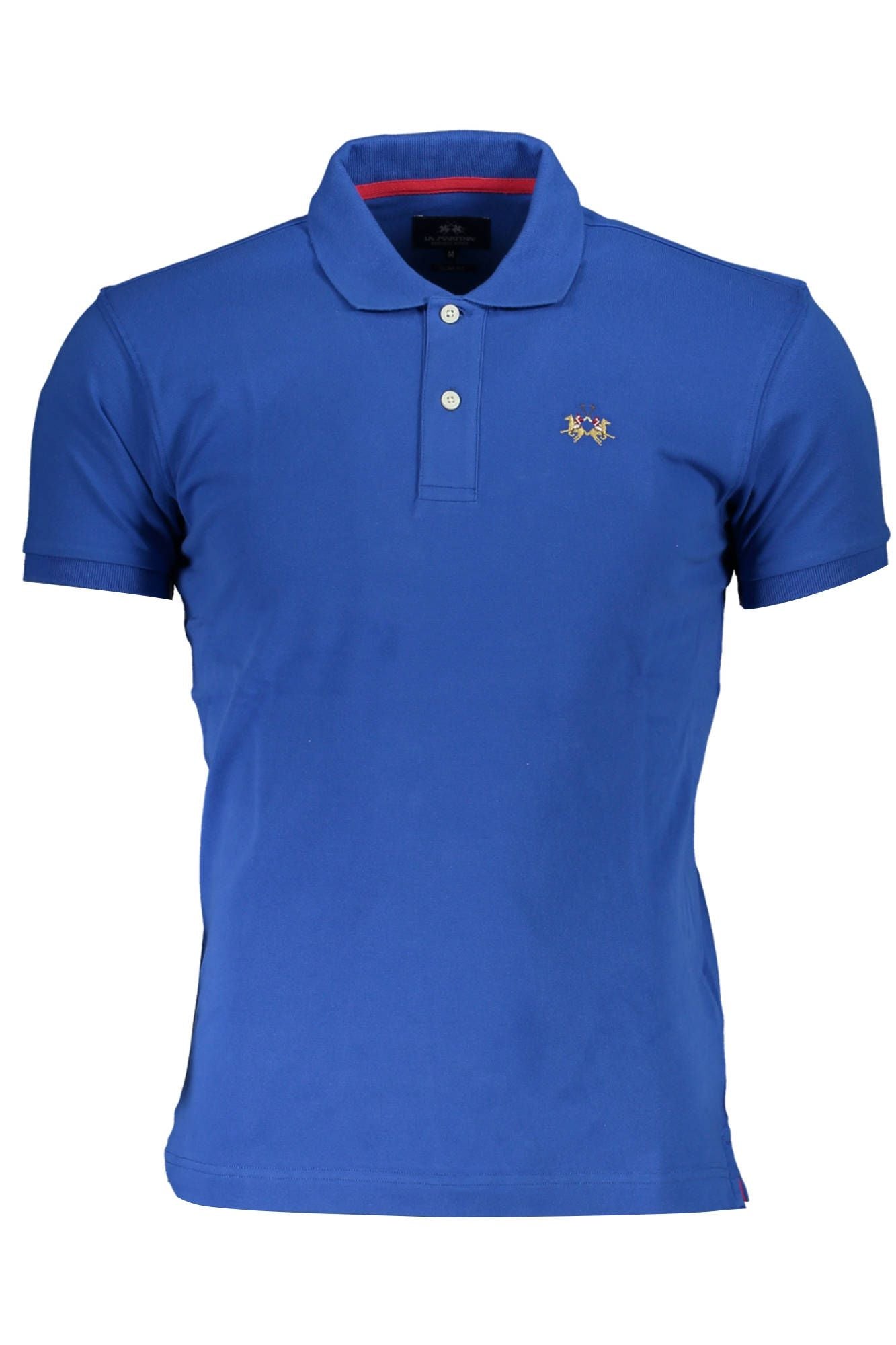 La Martina Blue Cotton Polo Shirt | Regal Royce