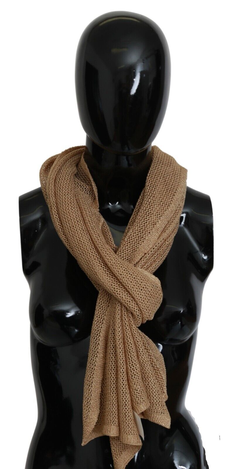 GF Ferre Brown Neck Wrap Winter Shawl Foulard Scarf | Regal Royce