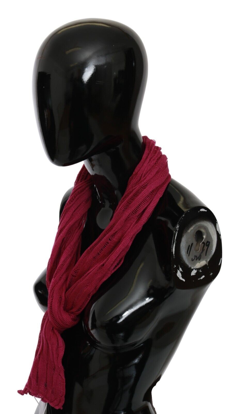 John Galliano Bordeaux Neck Wrap Shawl Foulard Scarf | Regal Royce