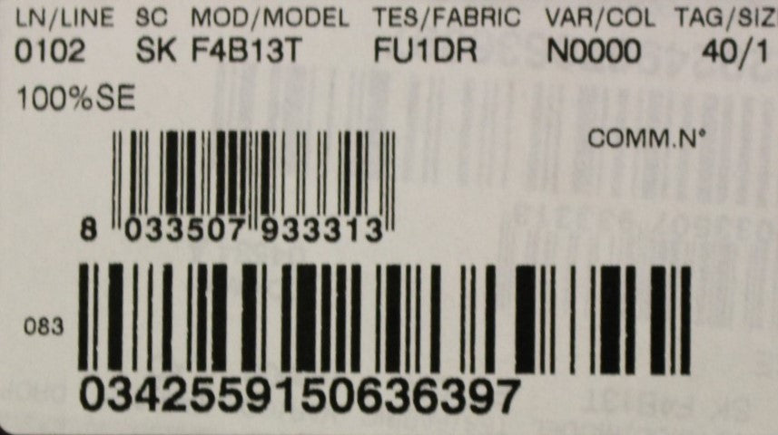 Dolce & Gabbana Black Silk Transparent Above Knees Skirt | Regal Royce