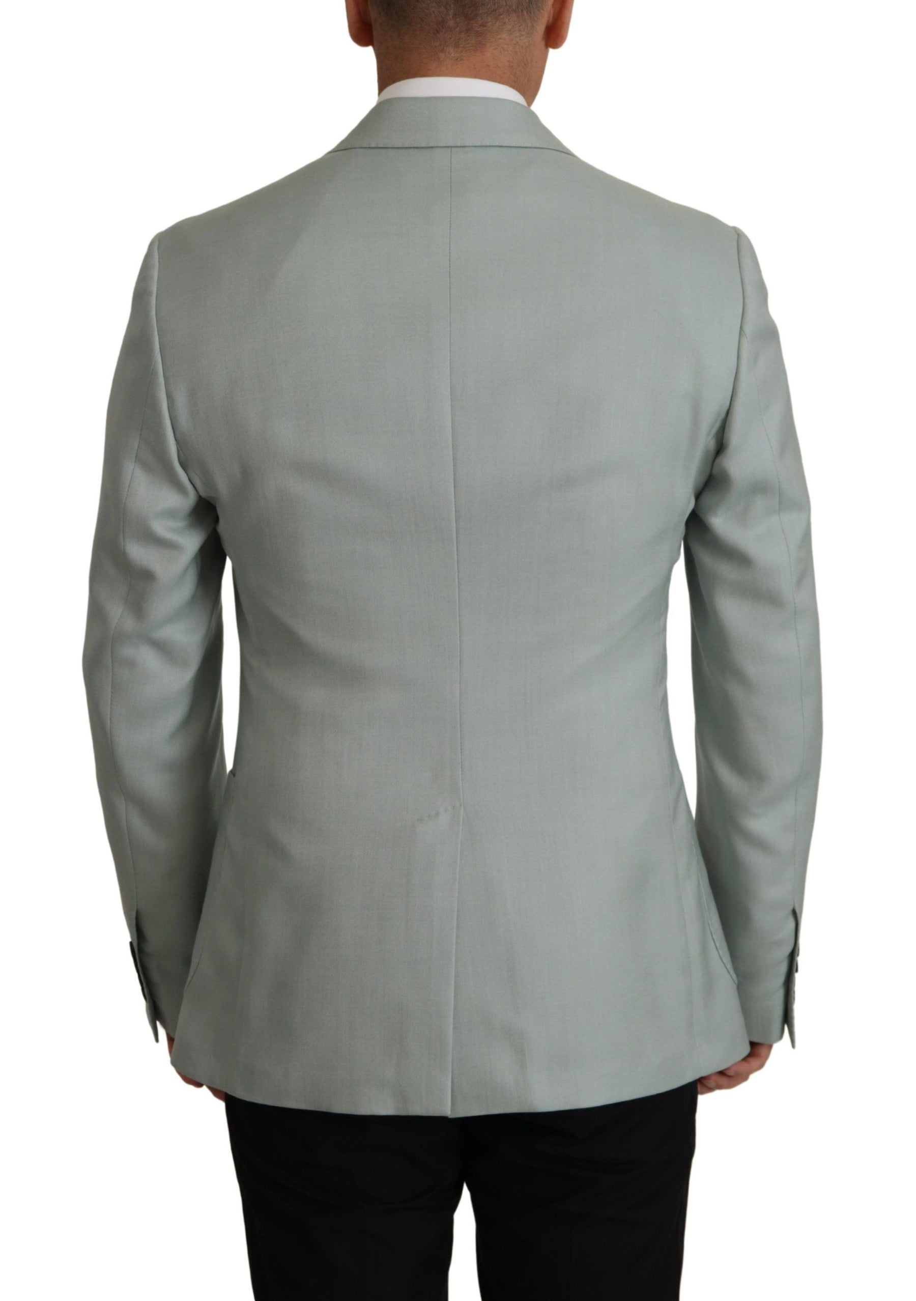 Dolce & Gabbana Light Green Cashmere Silk Blazer | Regal Royce