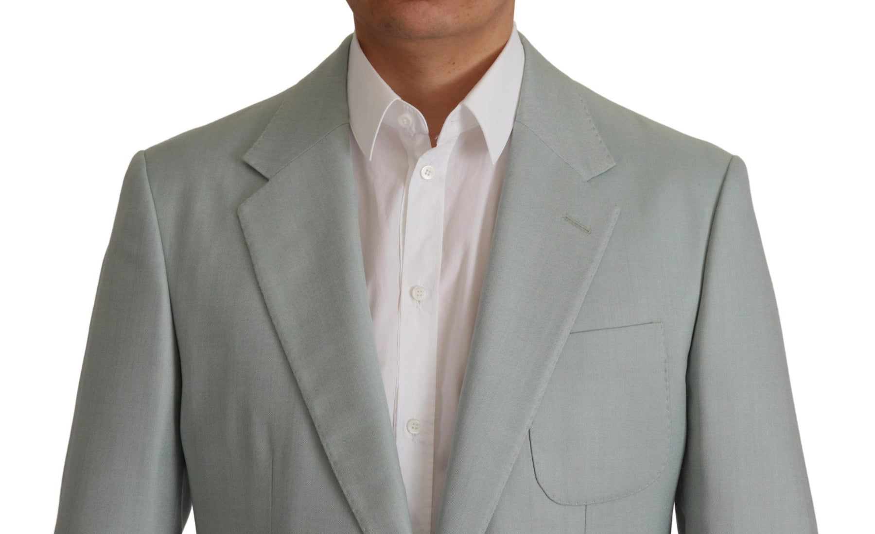 Dolce & Gabbana Light Green Cashmere Silk Blazer | Regal Royce