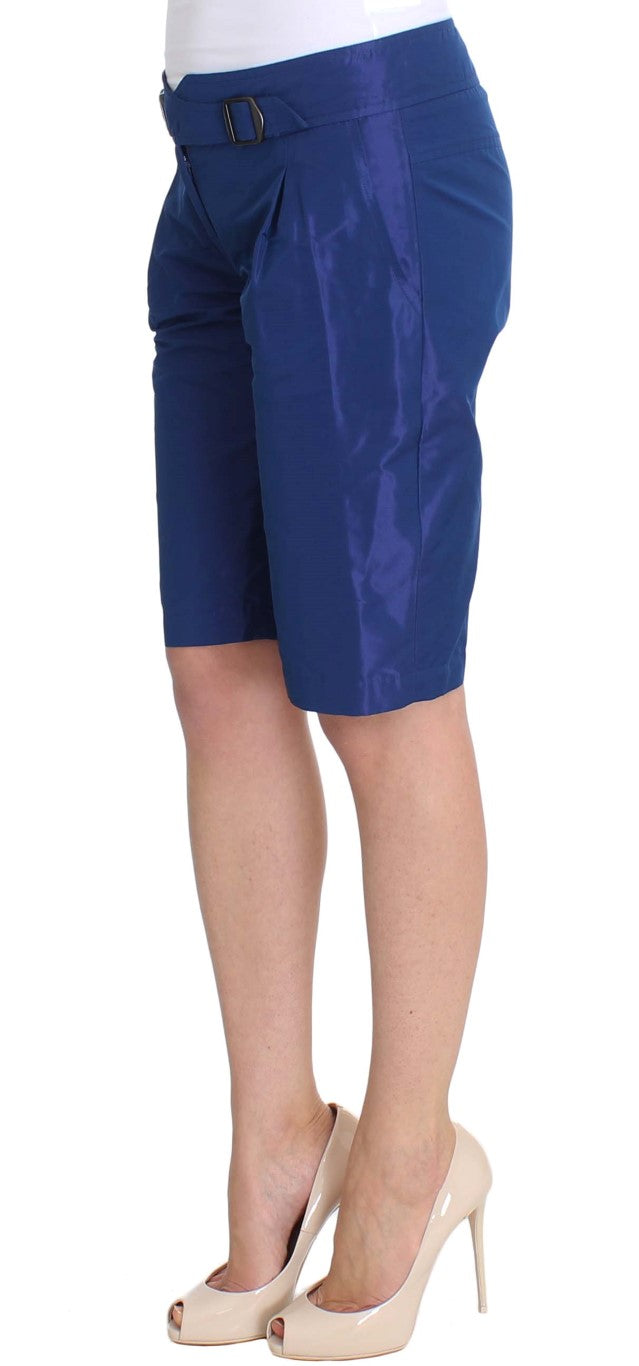 Ermanno Scervino Blue Above Knees Bermuda Shorts | Regal Royce