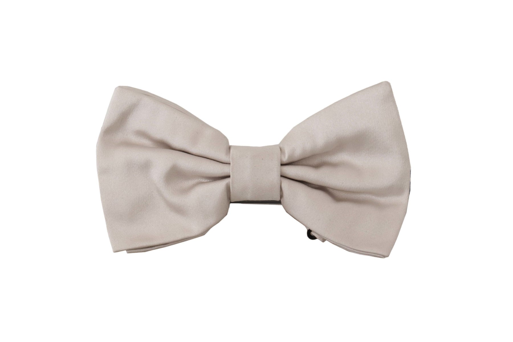 Dolce & Gabbana Gray 100% Silk Adjustable Neck Papillon Tie | Regal Royce