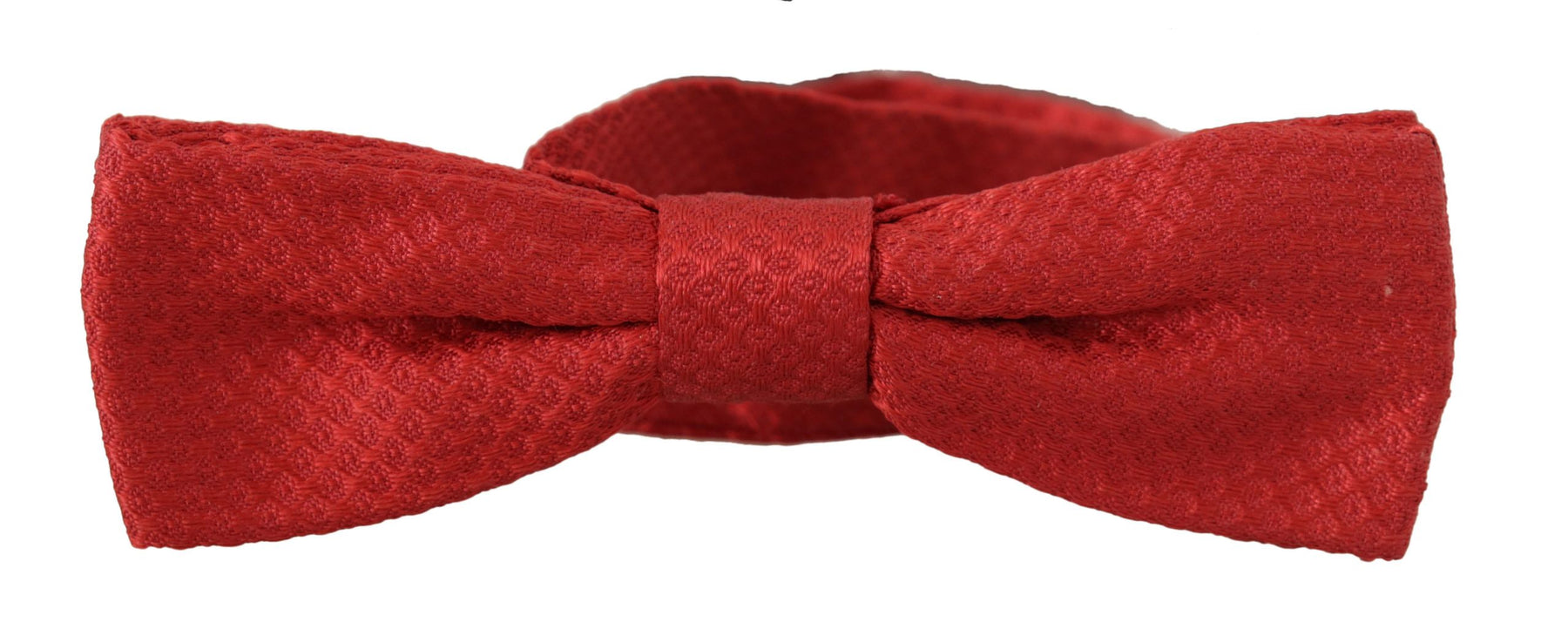 Dolce & Gabbana Red 100% Silk Adjustable Neck Papillon Tie | Regal Royce