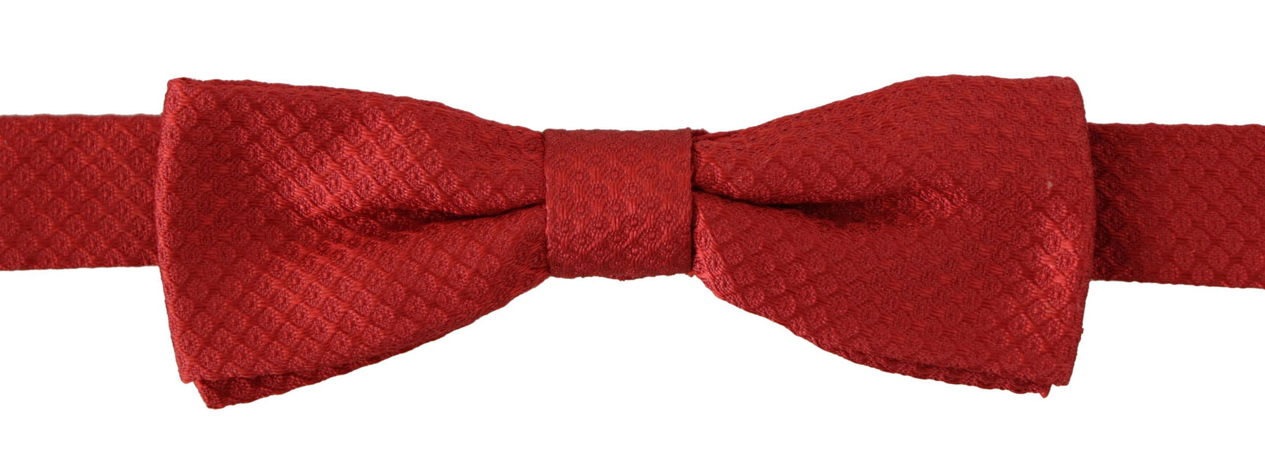 Dolce & Gabbana Red 100% Silk Adjustable Neck Papillon Tie | Regal Royce
