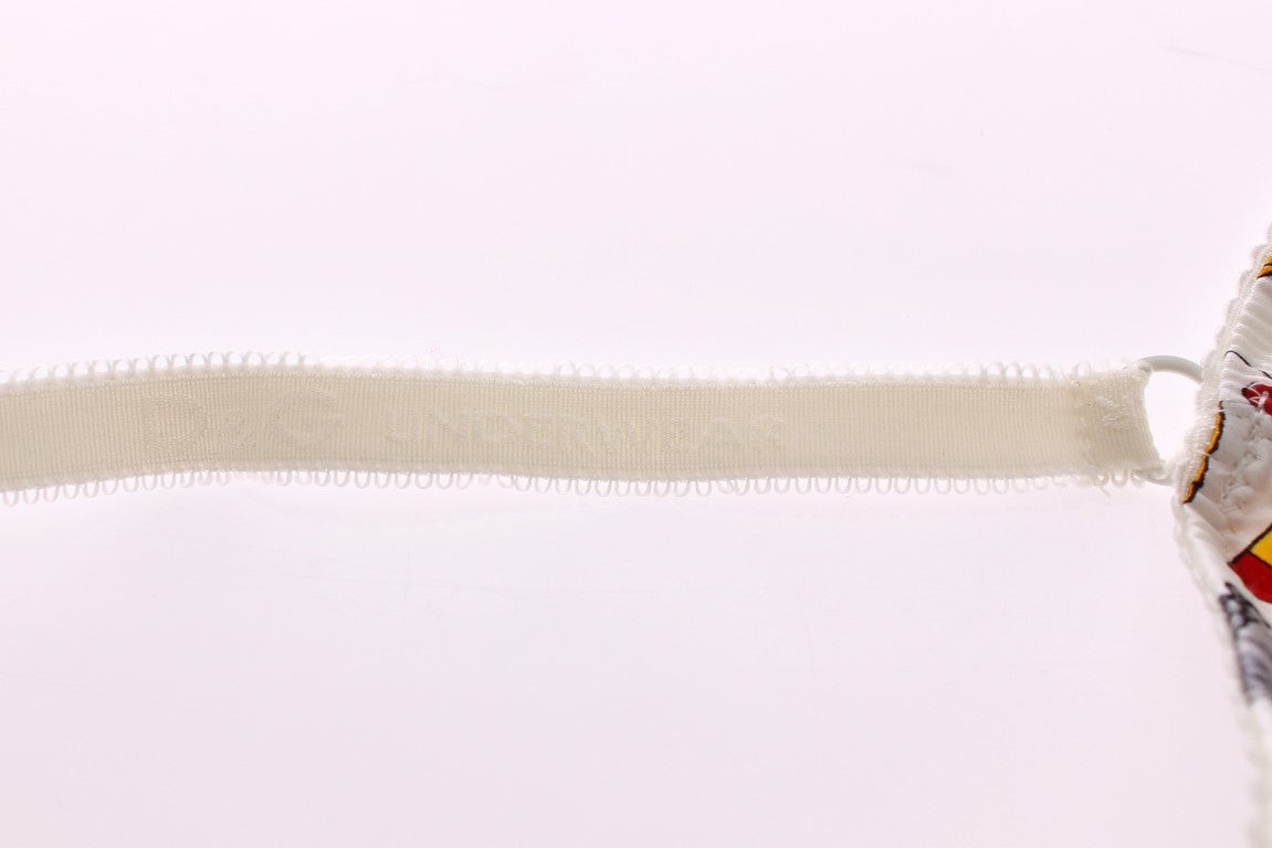 Dolce & Gabbana White Sailor Bra Panty Stretch Underwear | Regal Royce