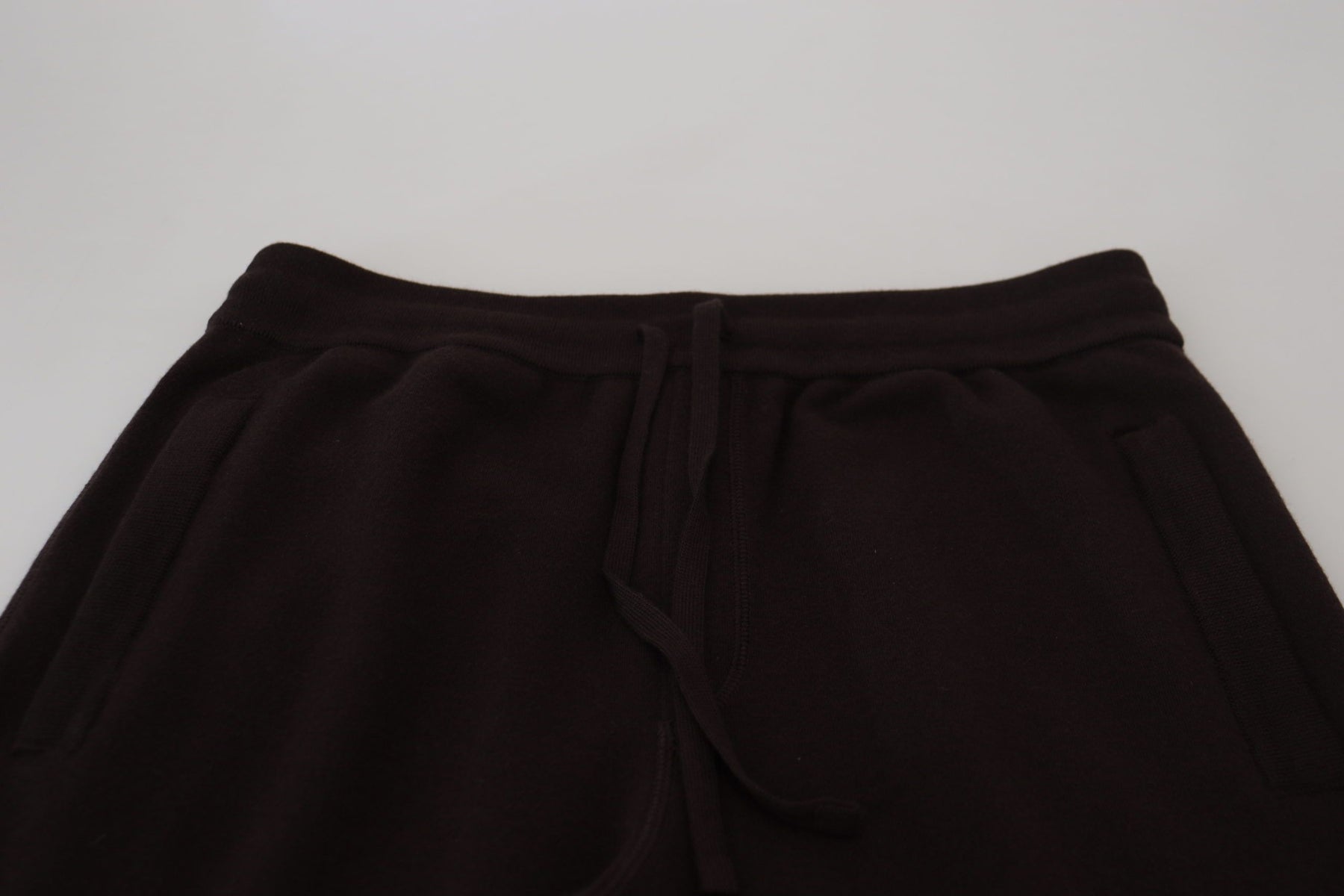 Dolce & Gabbana Brown Cashmere Trousers Bottoms Drawstring Pants | Regal Royce
