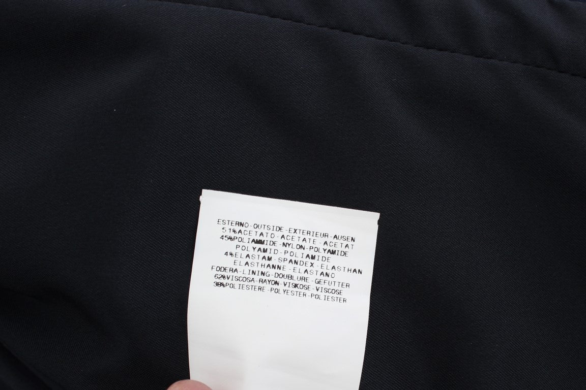 Exte Blue Three Button Single Breasted Blazer Jacket | Regal Royce