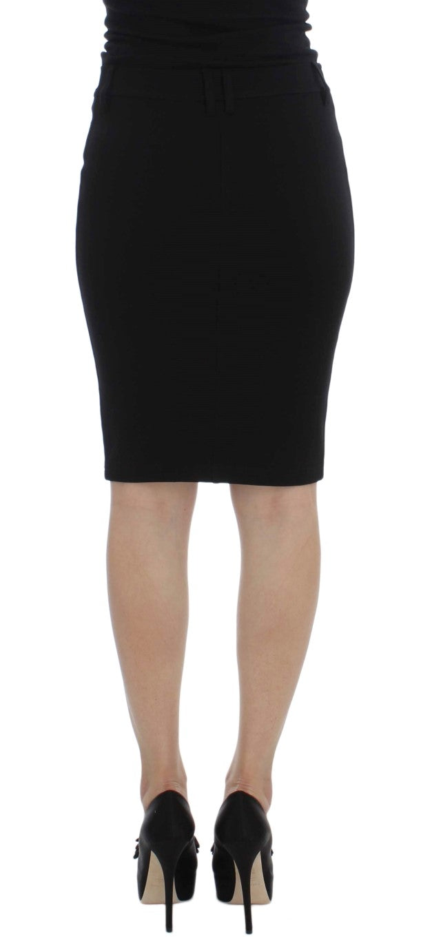 PLEIN SUD Black Straight Pencil Skirt | Regal Royce