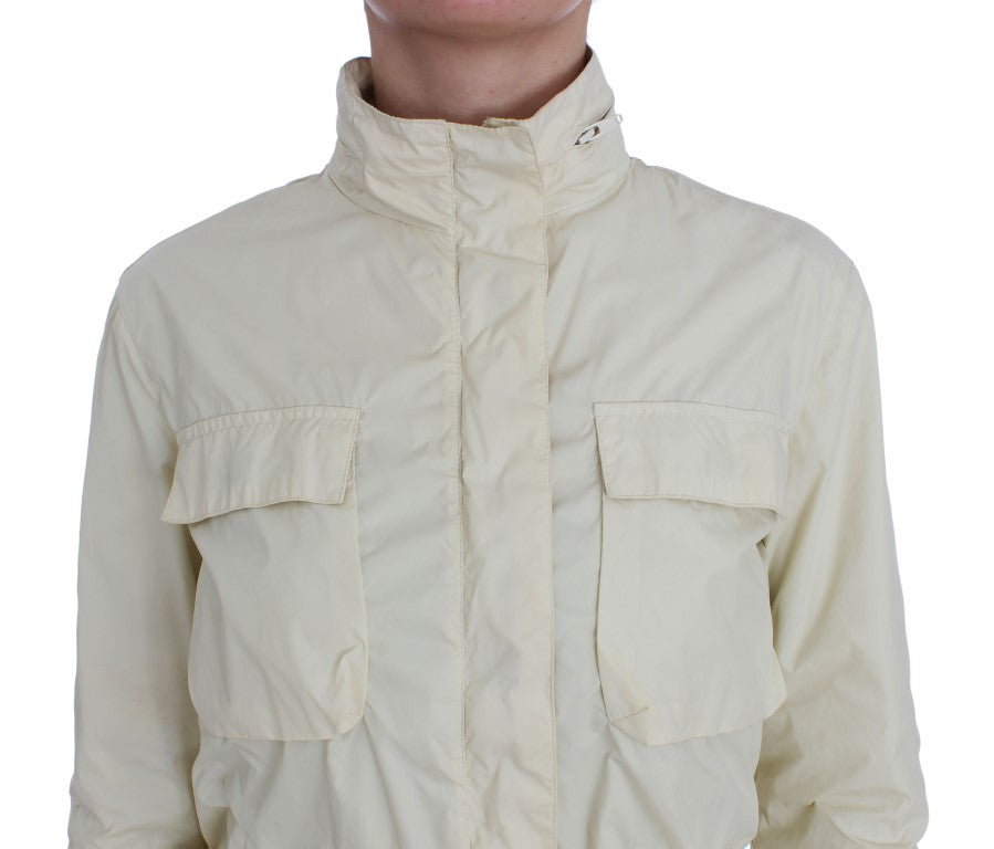 P.A.R.O.S.H. Beige Weather Proof Trench Jacket Coat | Regal Royce